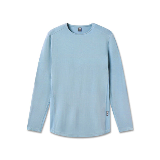 1058. Creora® Cotton Modal Long Sleeve Light Sky | ASRV sale
