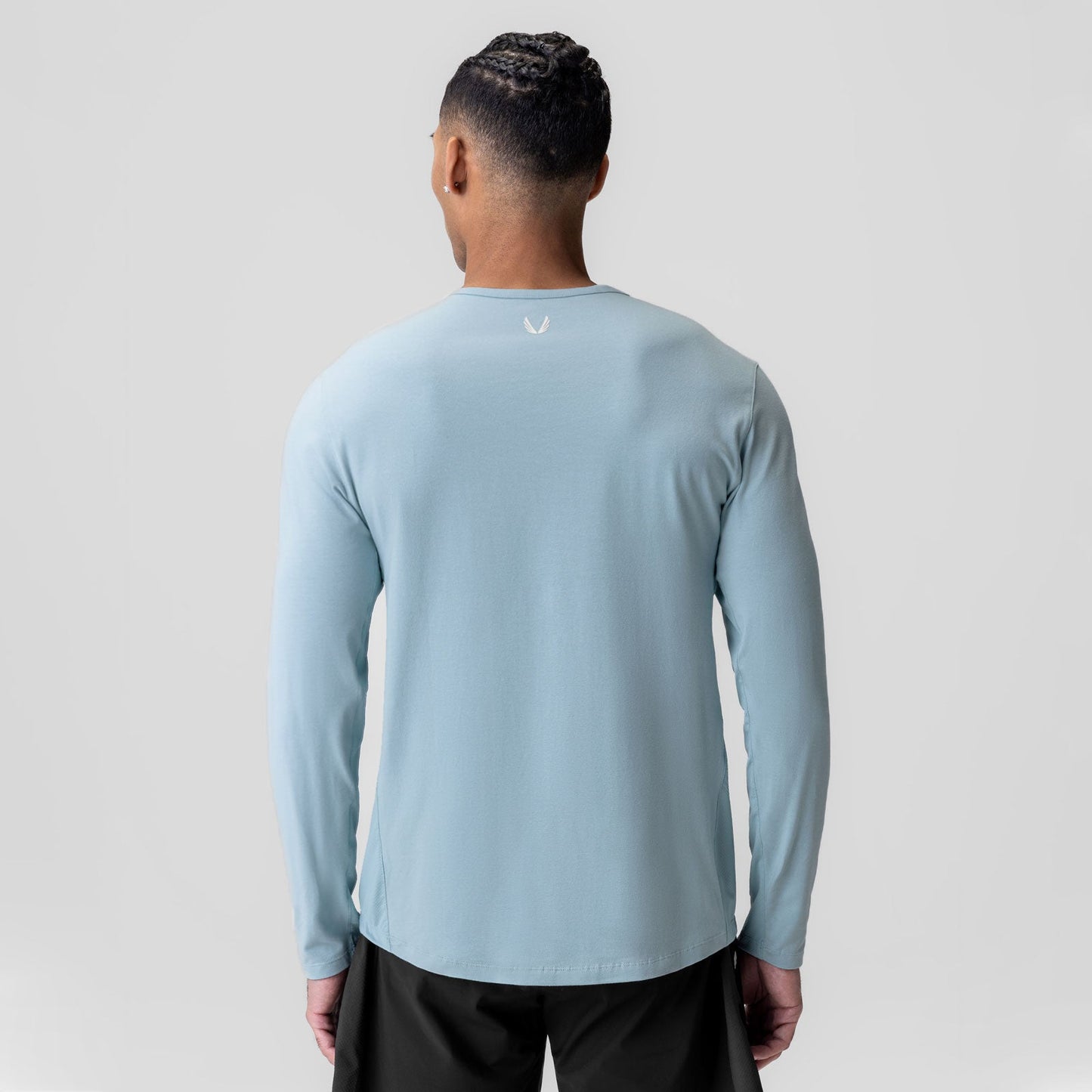 1058. Creora® Cotton Modal Long Sleeve Light Sky | ASRV sale