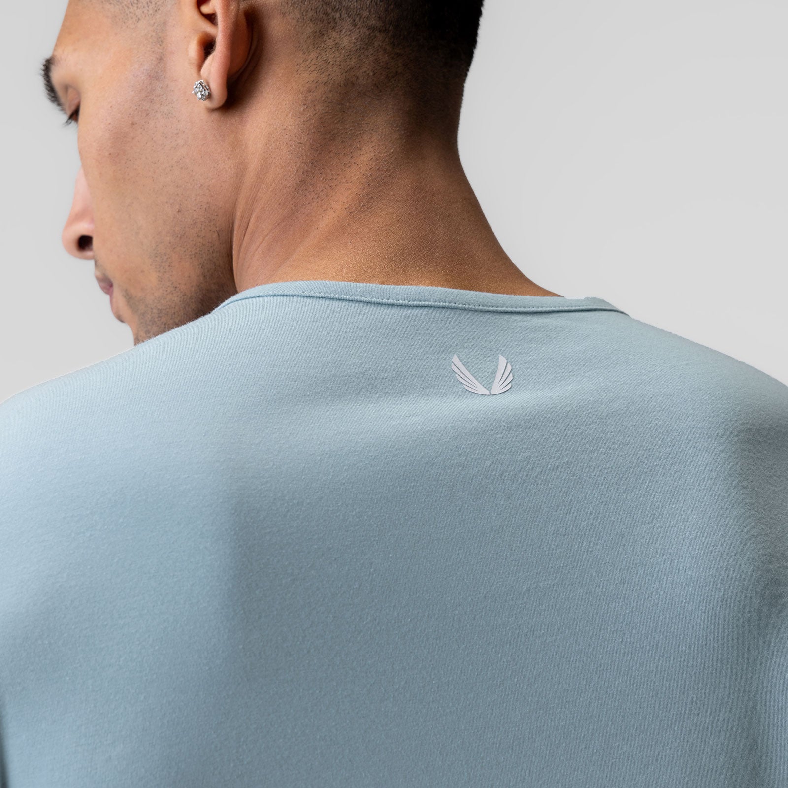 1058. Creora® Cotton Modal Long Sleeve Light Sky | ASRV sale
