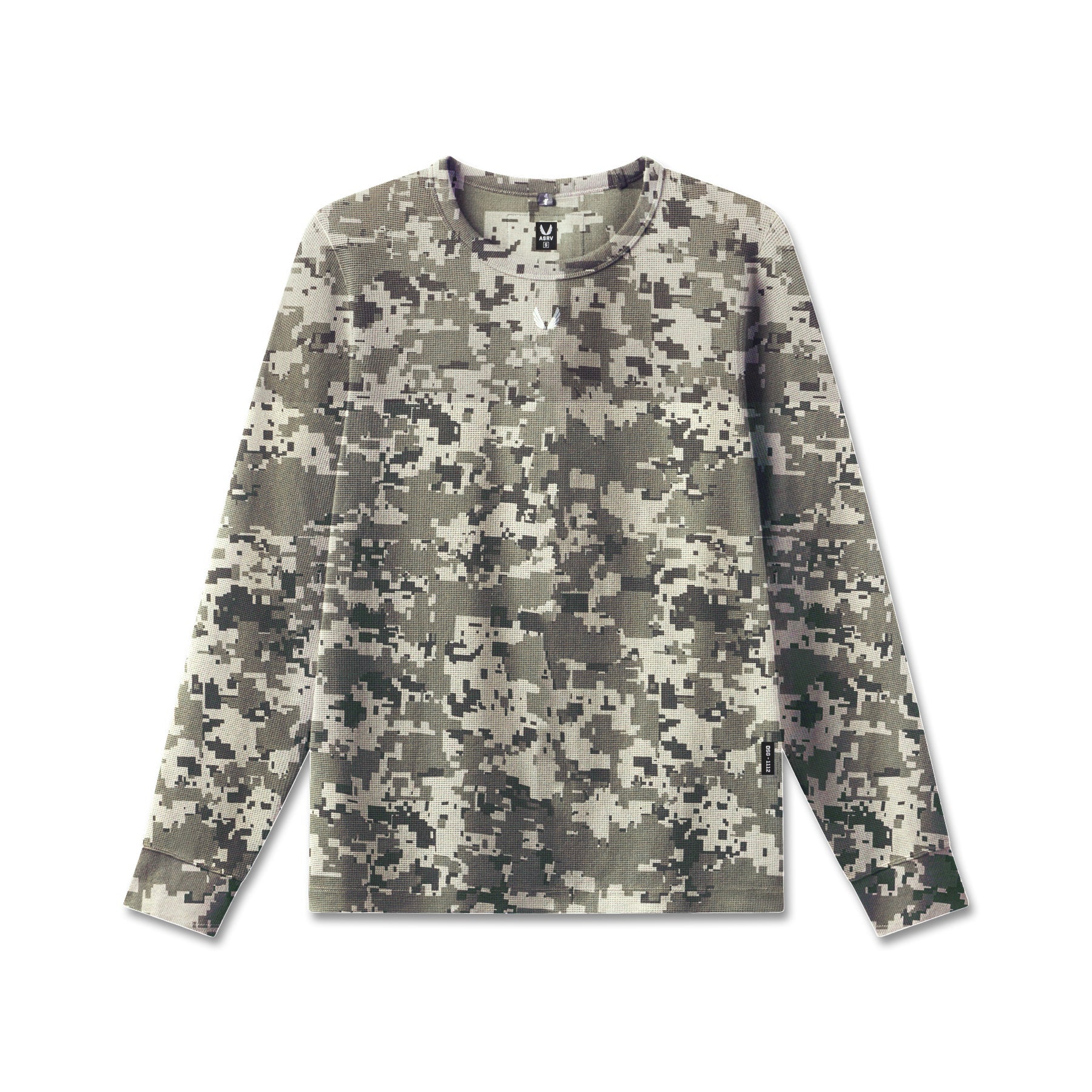 1112. Waffle Knit Longsleeve Digital Camo | ASRV discount