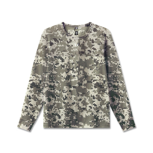 1112. Waffle Knit Longsleeve Digital Camo | ASRV discount