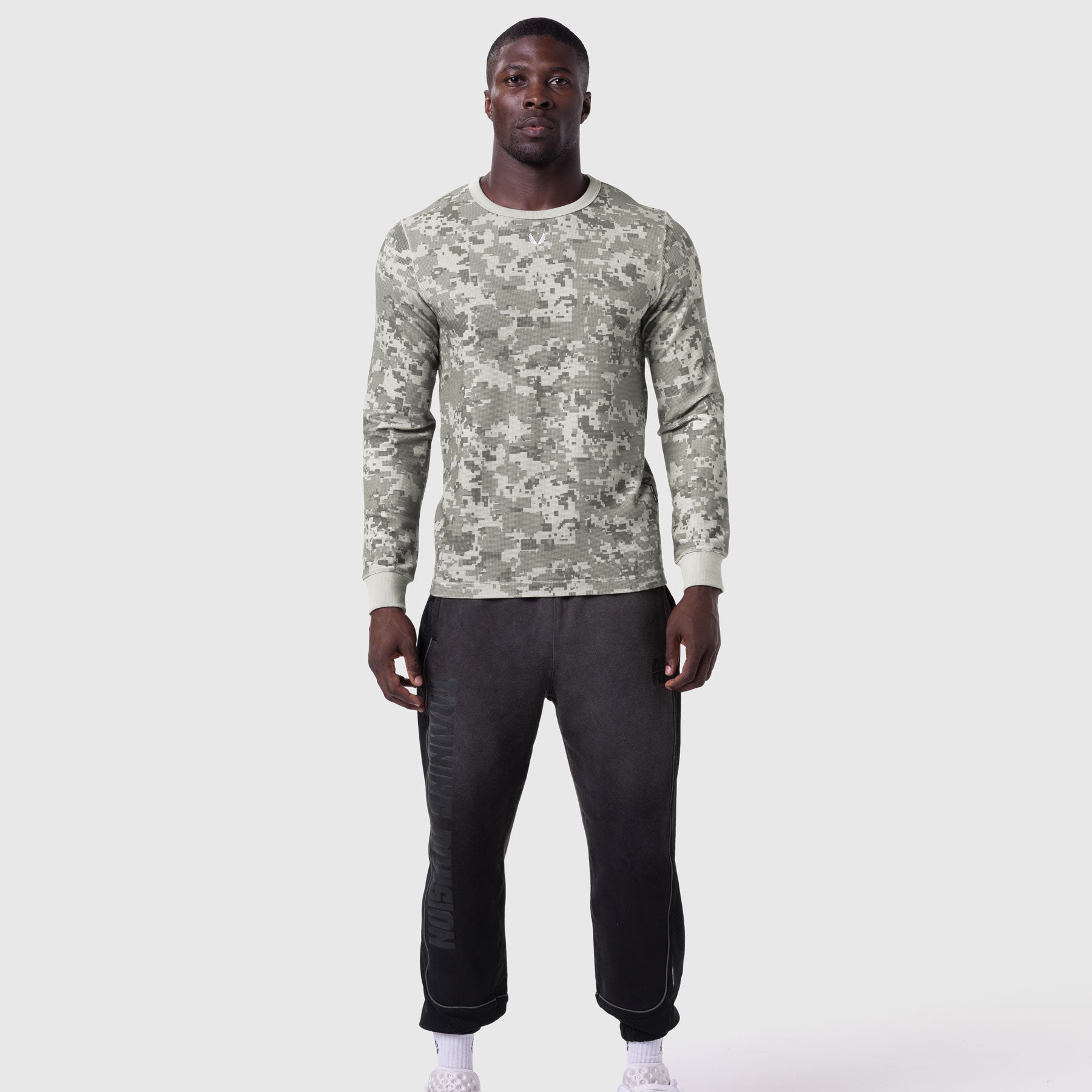 1112. Waffle Knit Longsleeve Digital Camo | ASRV discount