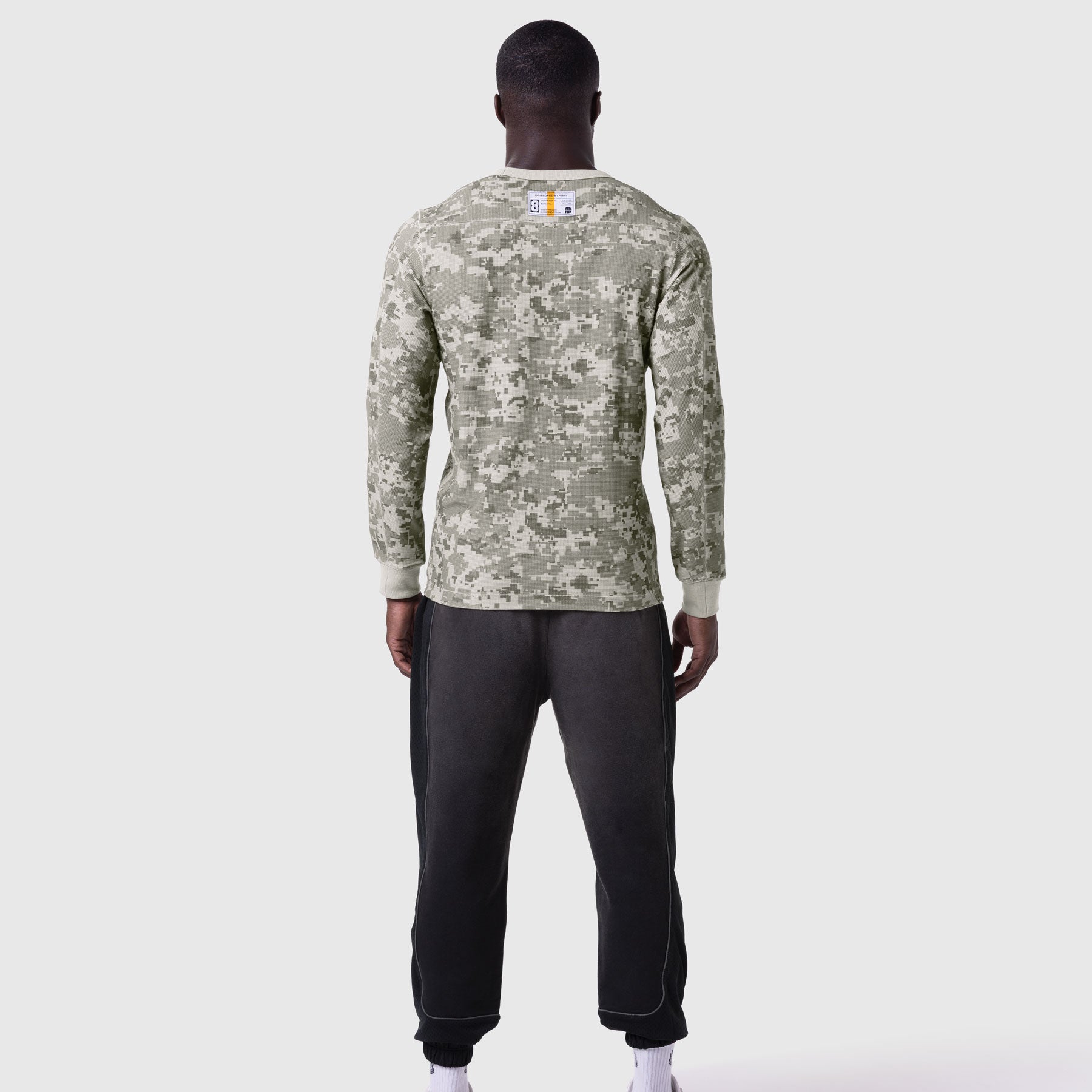 1112. Waffle Knit Longsleeve Digital Camo | ASRV discount