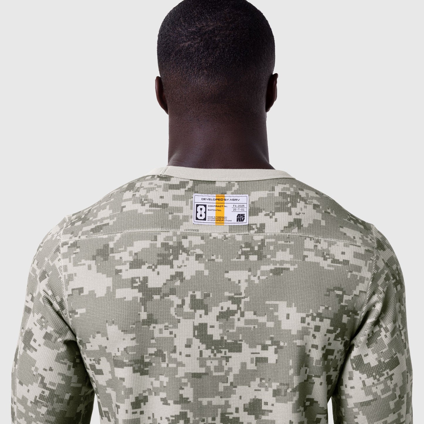 1112. Waffle Knit Longsleeve Digital Camo | ASRV discount