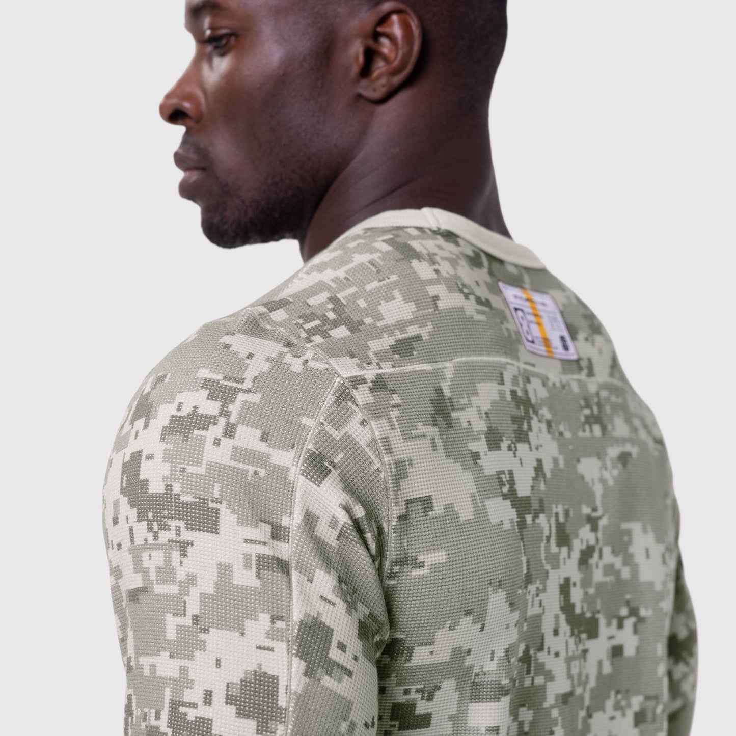 1112. Waffle Knit Longsleeve Digital Camo | ASRV discount