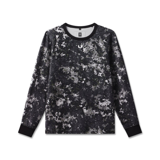 1112. Waffle Knit Longsleeve Pixel Camo | ASRV Online