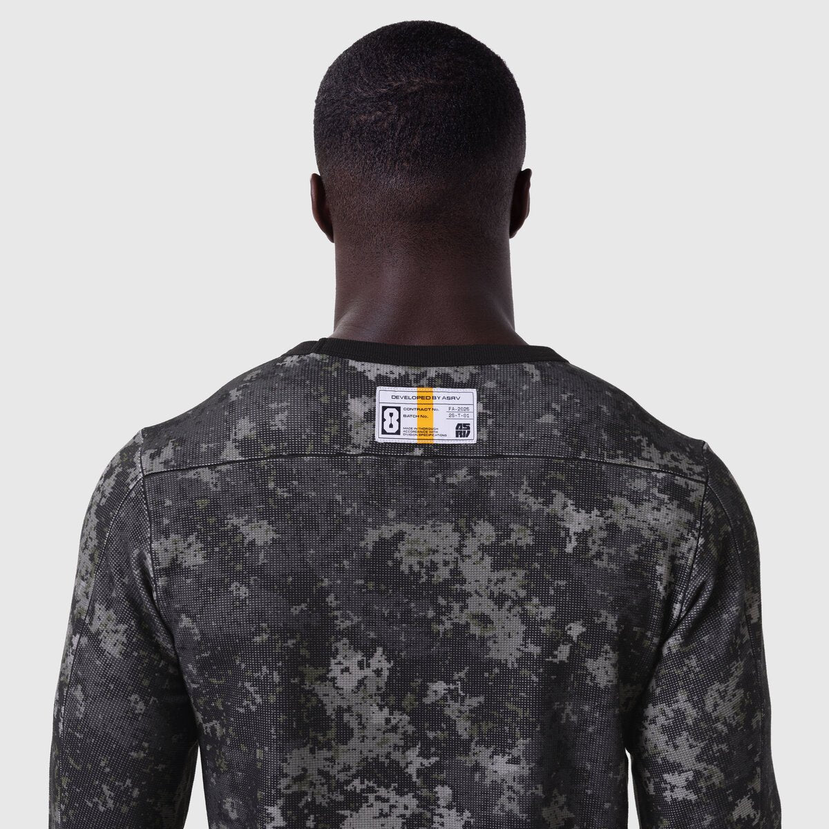 1112. Waffle Knit Longsleeve Pixel Camo | ASRV Online