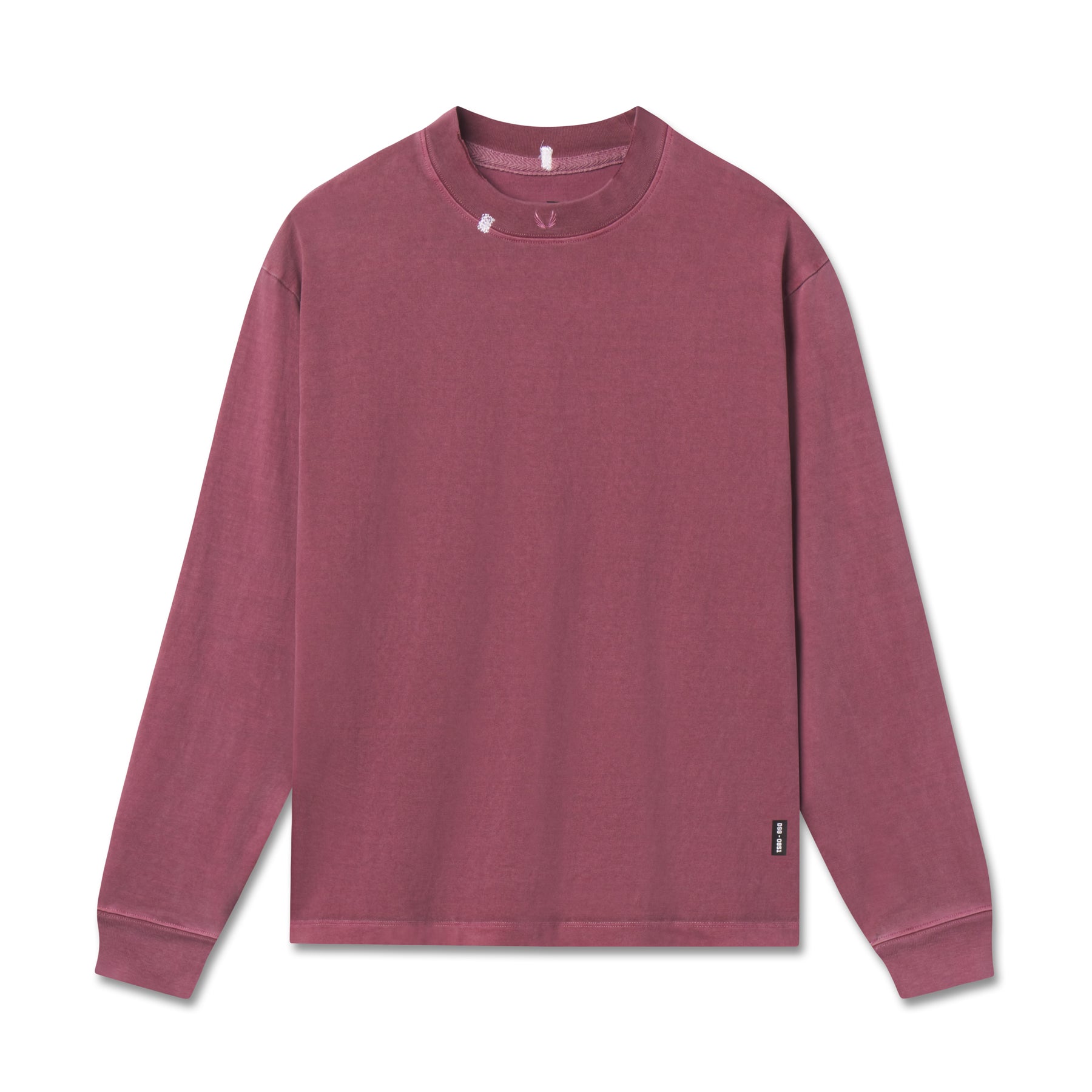 0851. Tech Essential™ Relaxed Long Sleeve Faded Crimson | ASRV Discount