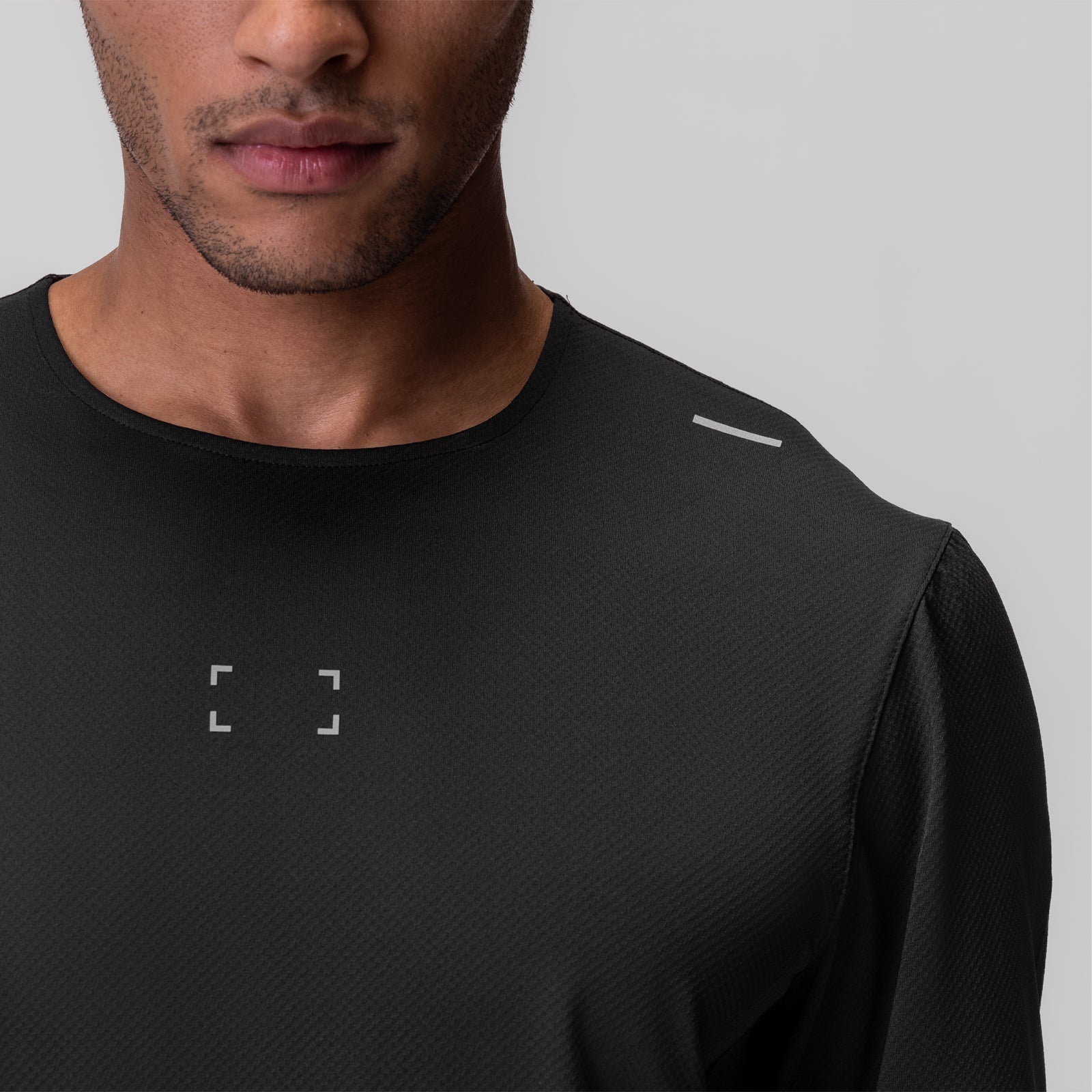 0907. AeroSilver® Training Long Sleeve Black "Space Bracket" | ASRV sale