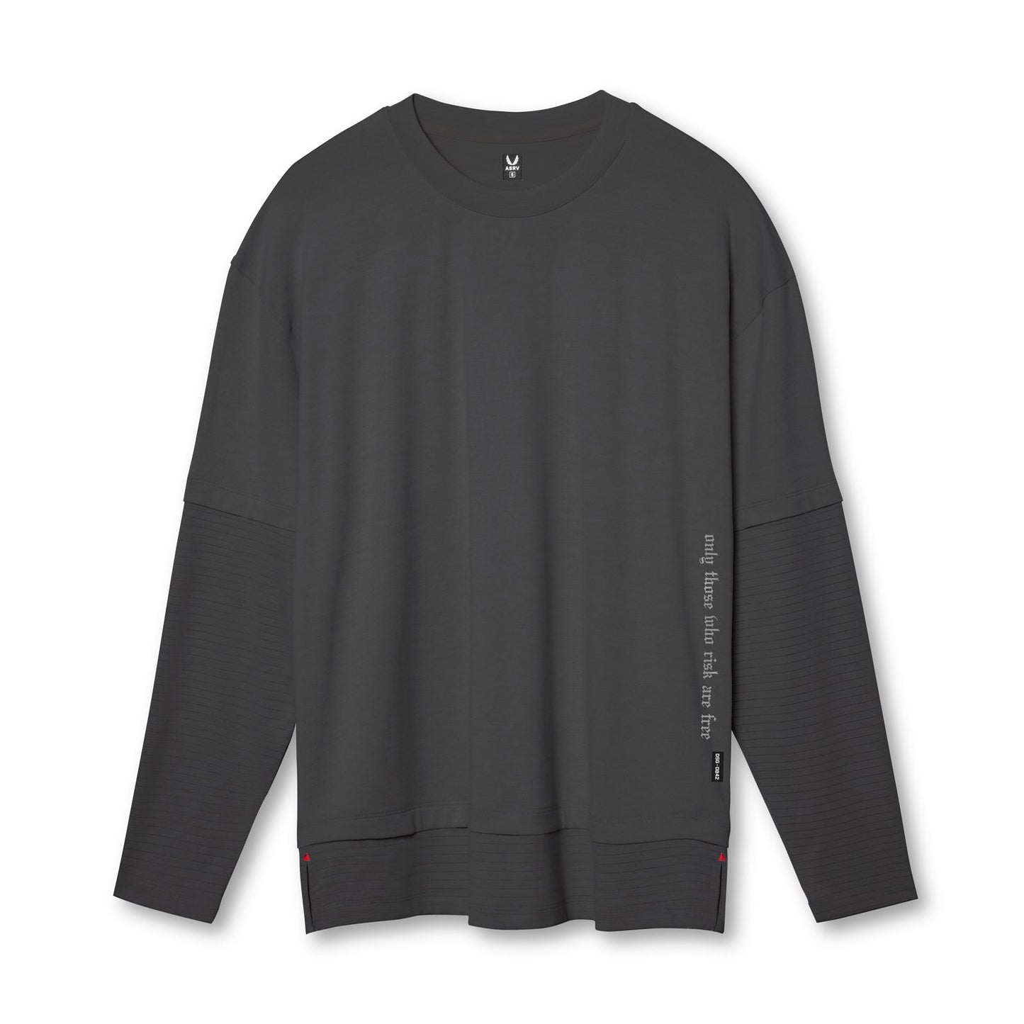 0842. 3D-Lite® 2.0 Layered Long Sleeve Space Grey "OTWR" | ASRV on sale