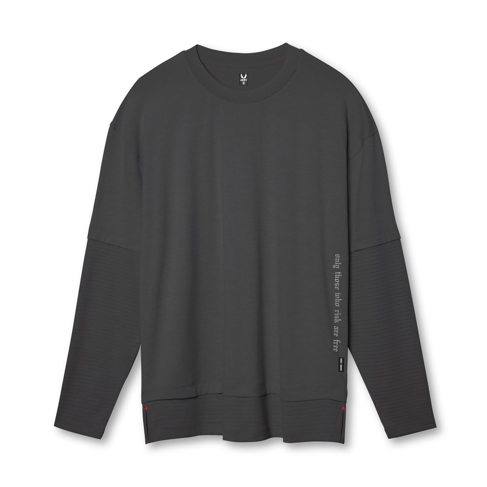 0842. 3D-Lite® 2.0 Layered Long Sleeve Space Grey "OTWR" | ASRV on sale