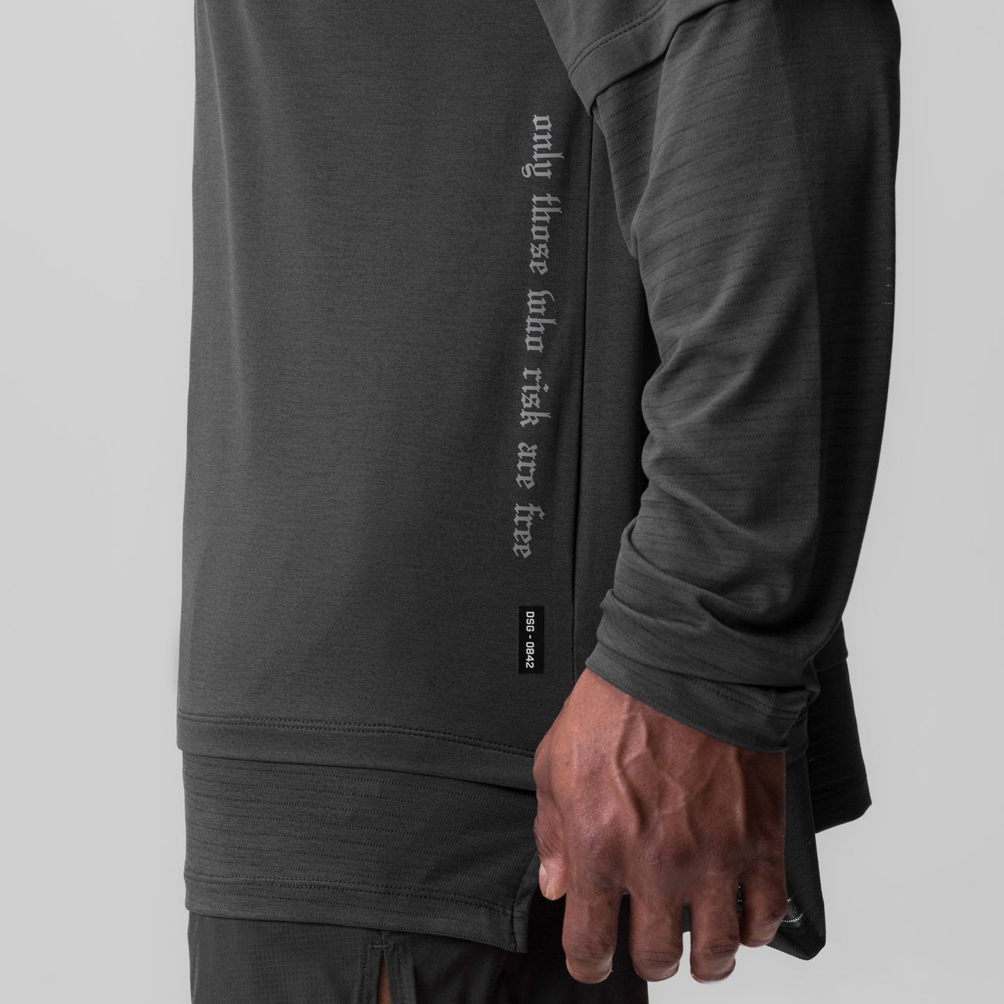 0842. 3D-Lite® 2.0 Layered Long Sleeve Space Grey "OTWR" | ASRV on sale