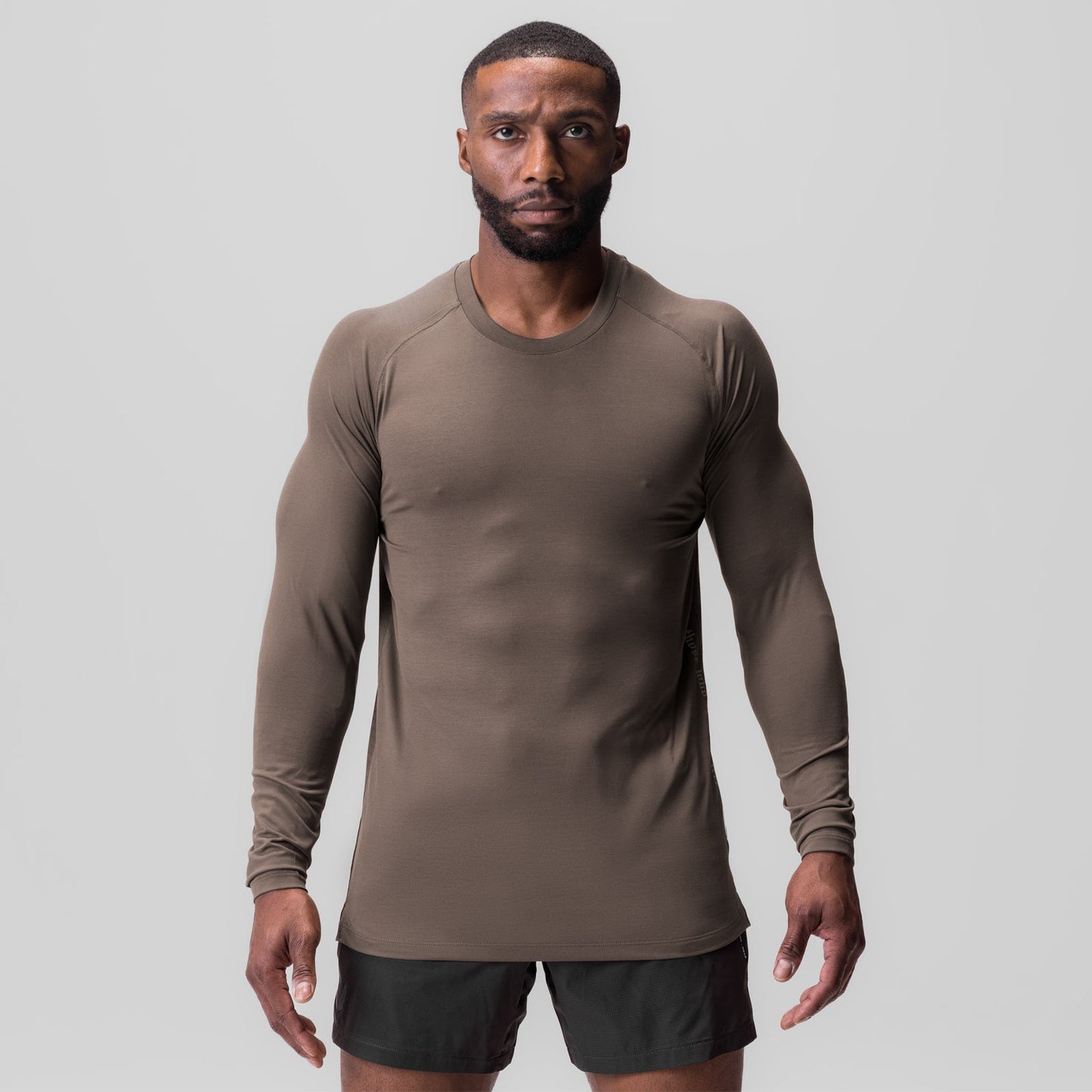0832. 3D-Lite® 2.0 Fitted Long Sleeve Deep Taupe "OTWR" | ASRV discount