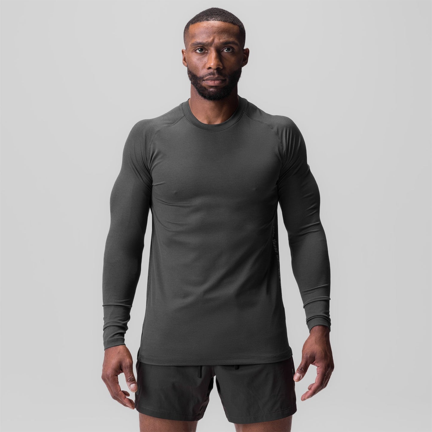 0832. 3D-Lite® 2.0 Fitted Long Sleeve Space Grey "OTWR" | ASRV Online