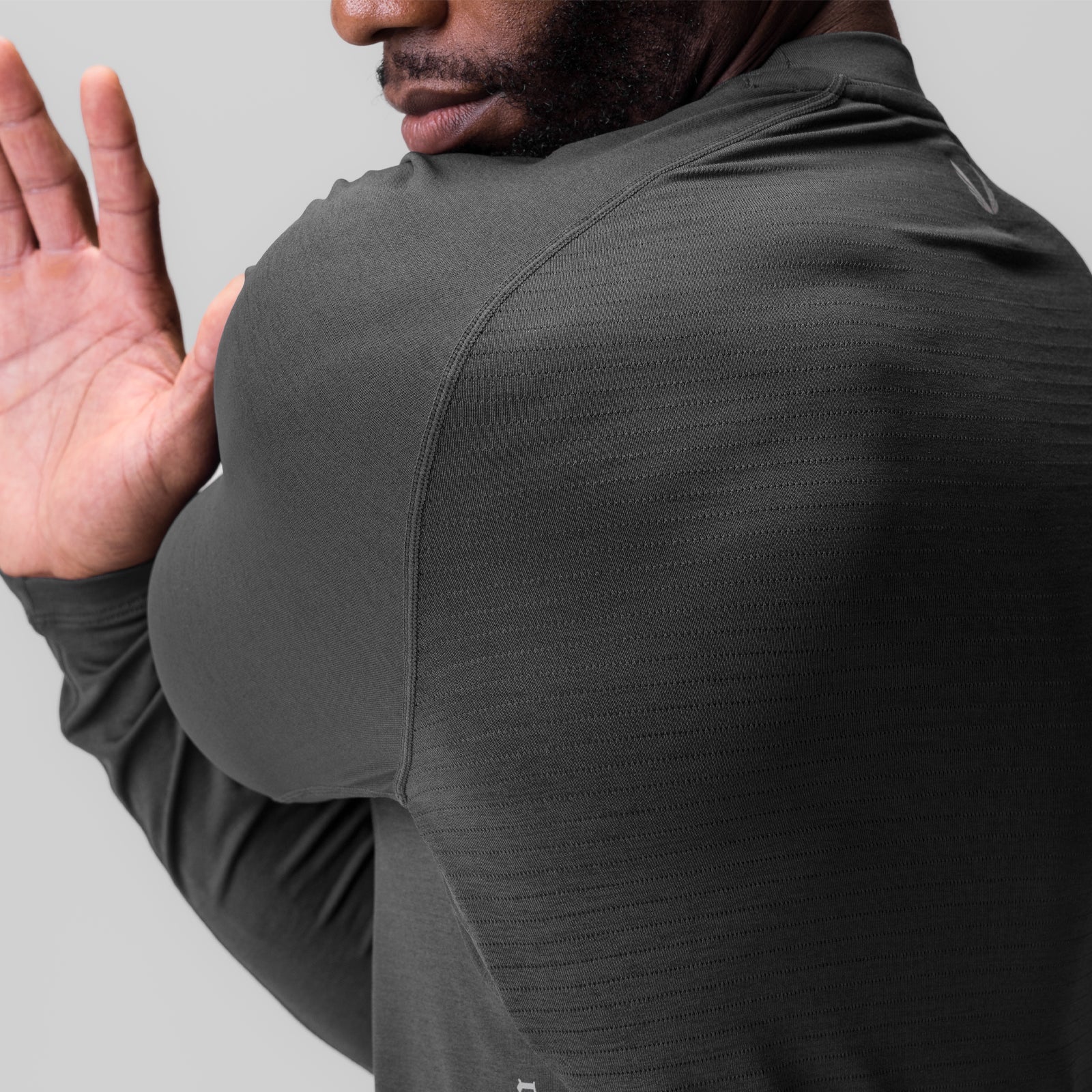 0832. 3D-Lite® 2.0 Fitted Long Sleeve Space Grey "OTWR" | ASRV Online