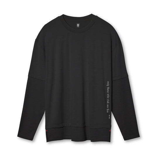 0842. 3D-Lite® 2.0 Layered Long Sleeve Black "OTWR" | ASRV Discount