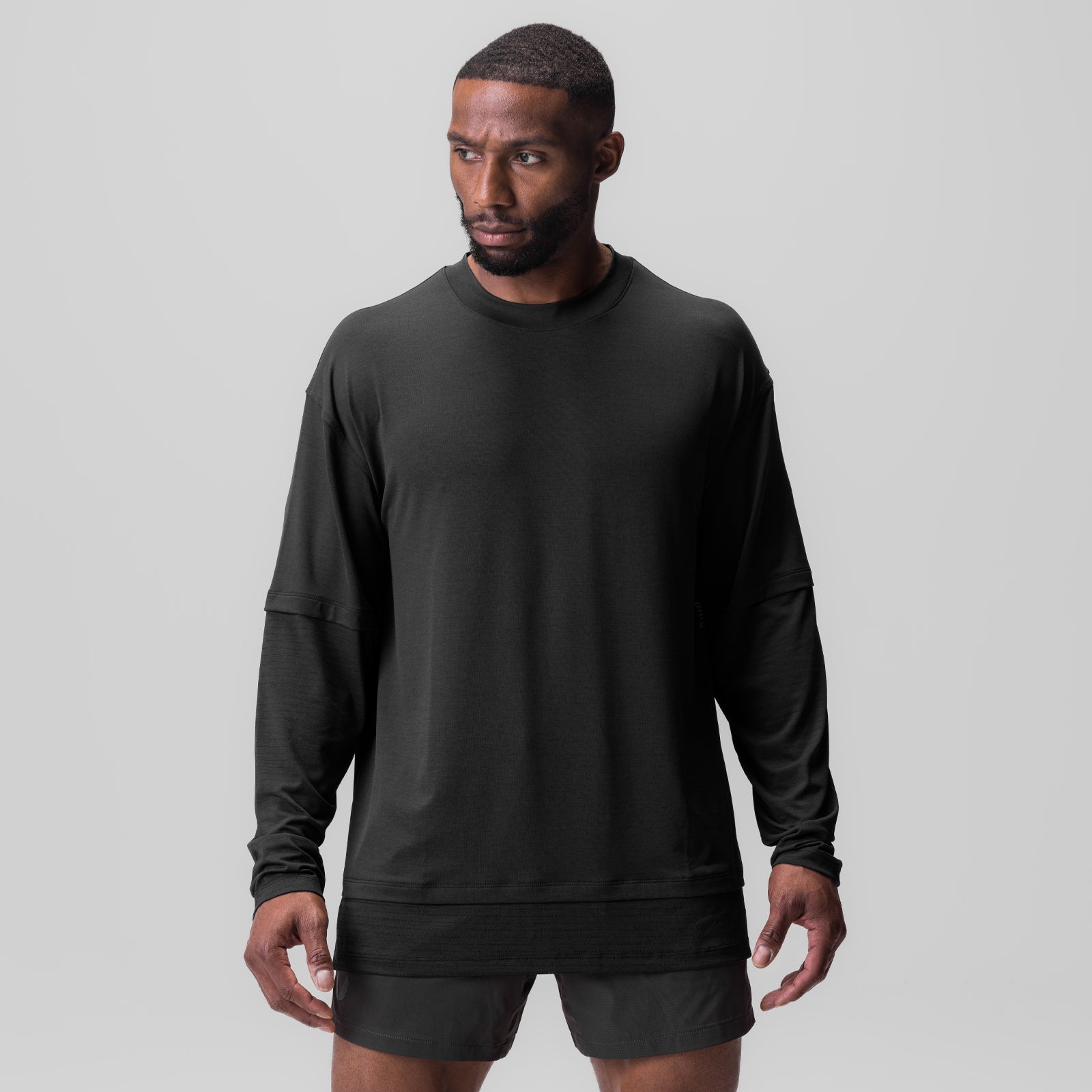 0842. 3D-Lite® 2.0 Layered Long Sleeve Black "OTWR" | ASRV Discount