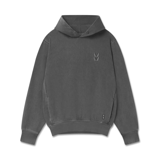 0920. Tech Essential™ Distressed Hoodie Faded Grey | ASRV US