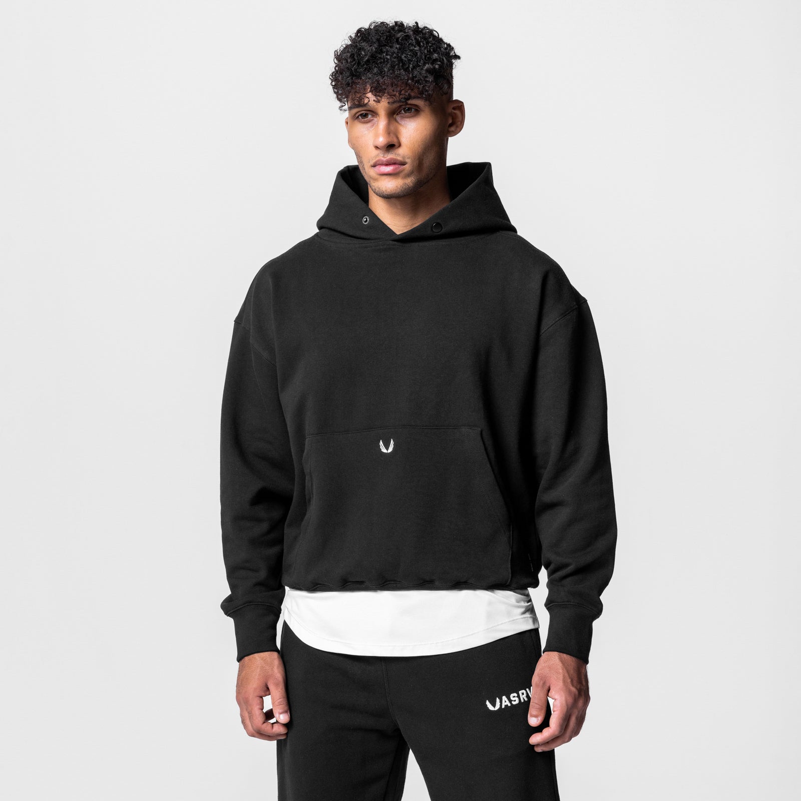 0648. Tech-Terry™ Hoodie Black | ASRV for sale