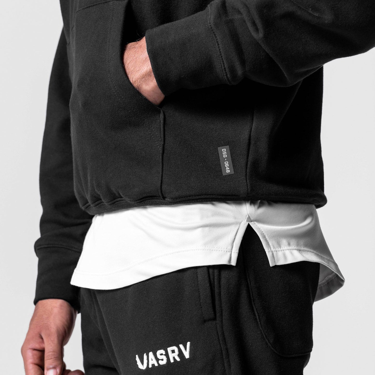 0648. Tech-Terry™ Hoodie Black | ASRV for sale