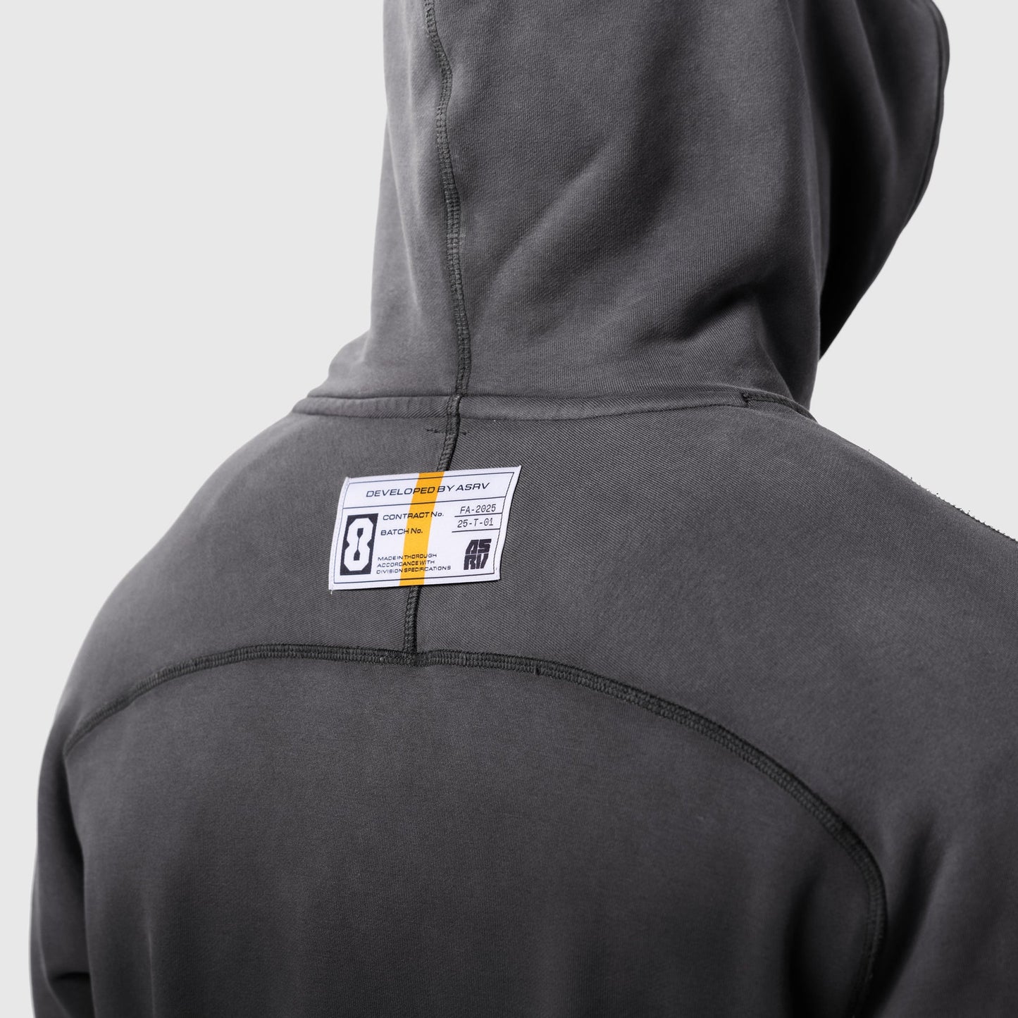 1121. Tech-Terry™ Training Hoodie Black Sun Fade "Blade" | ASRV Online