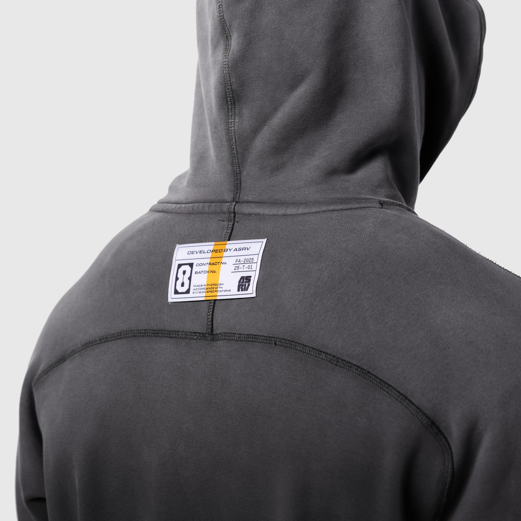 1121. Tech-Terry™ Training Hoodie Black Sun Fade "Blade" | ASRV Online