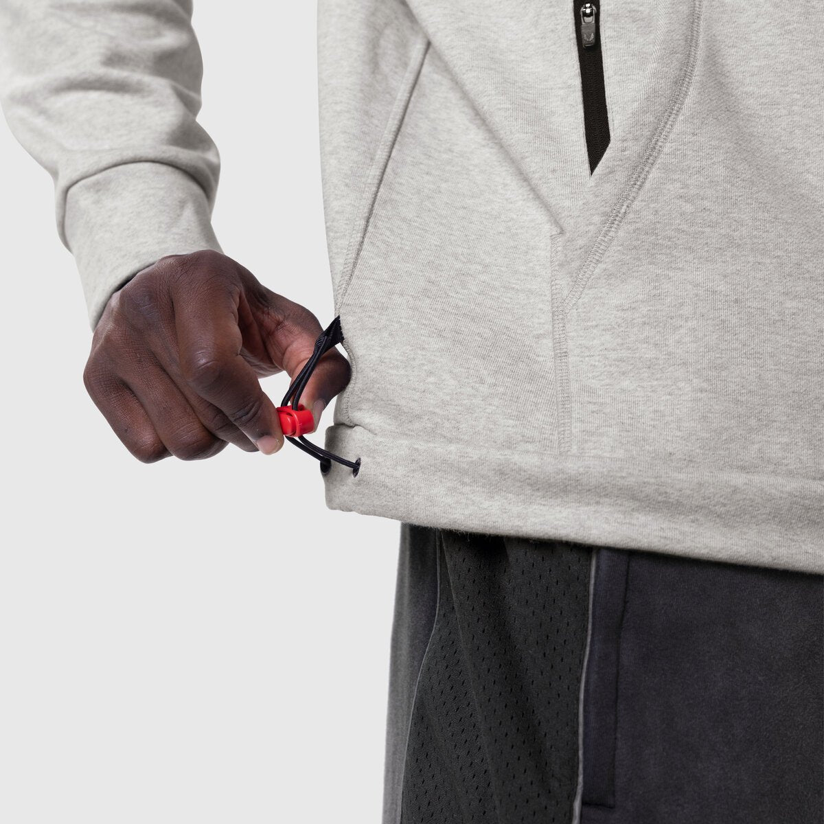 1121. Tech-Terry™ Training Hoodie Heather Grey "Blade" | ASRV Discount