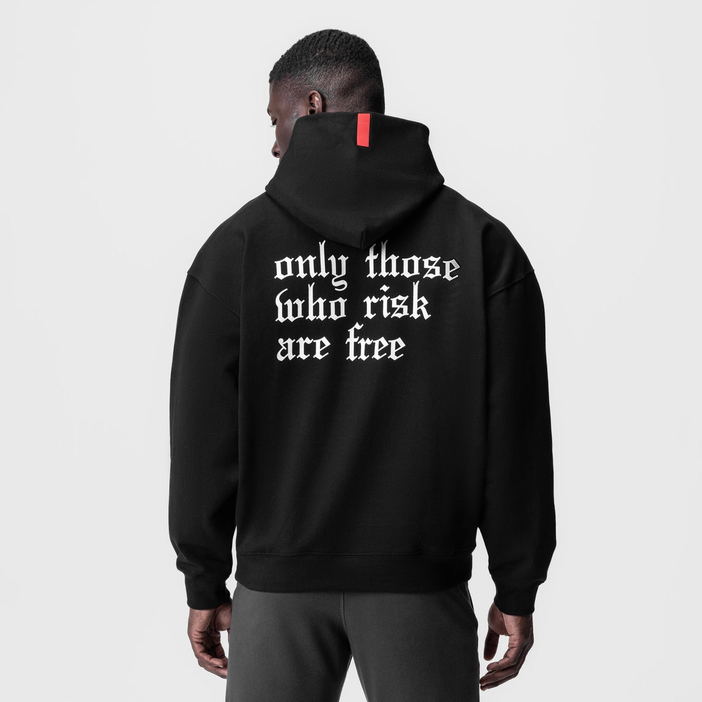 0874. Tech-Terry™ Zip Pocket Hoodie Black/White "OTWR" | ASRV near me