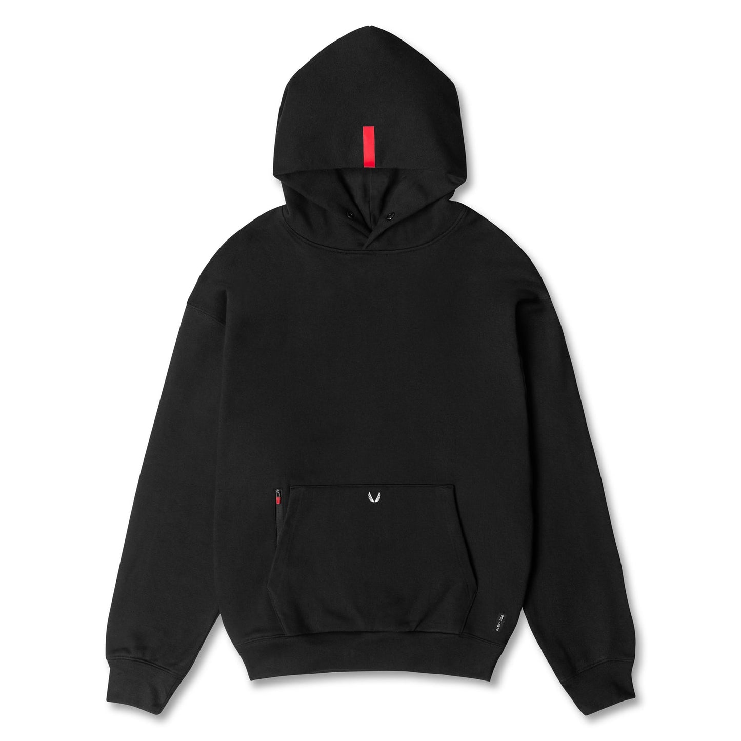0874. Tech-Terry™ Zip Pocket Hoodie Black/White "OTWR" | ASRV near me