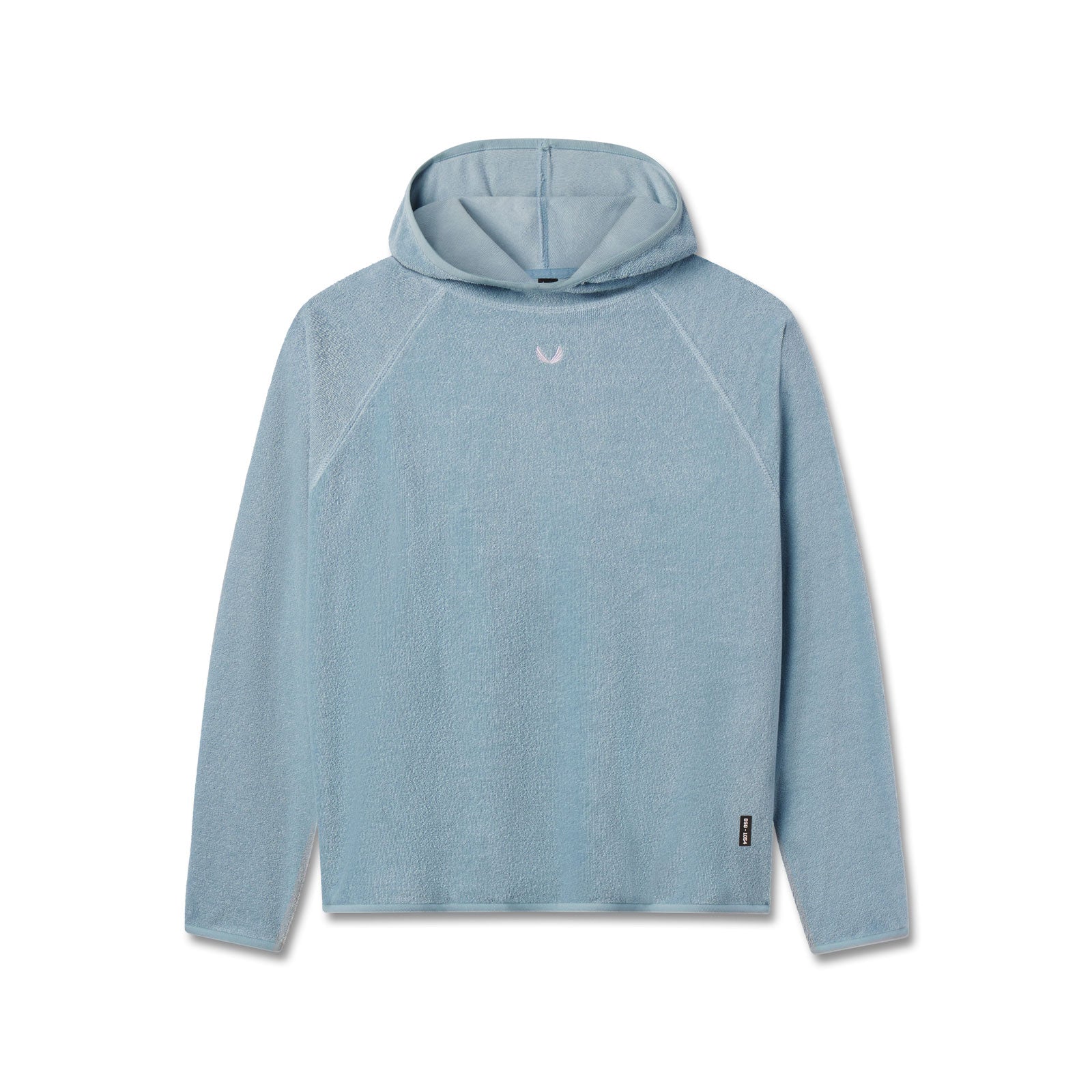 1054. Towel Terry Reversible Hoodie Light Sky | ASRV for sale