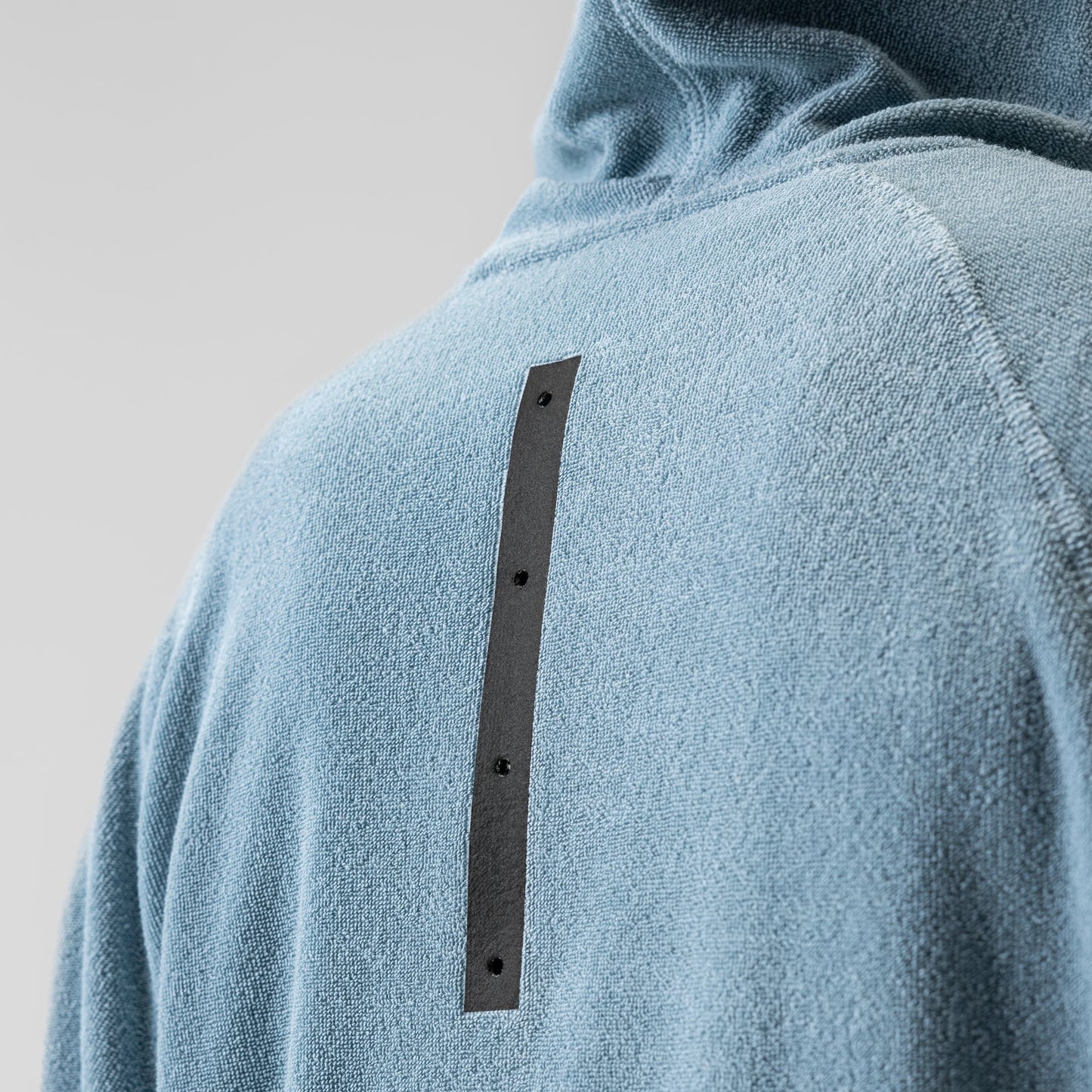 1054. Towel Terry Reversible Hoodie Light Sky | ASRV for sale