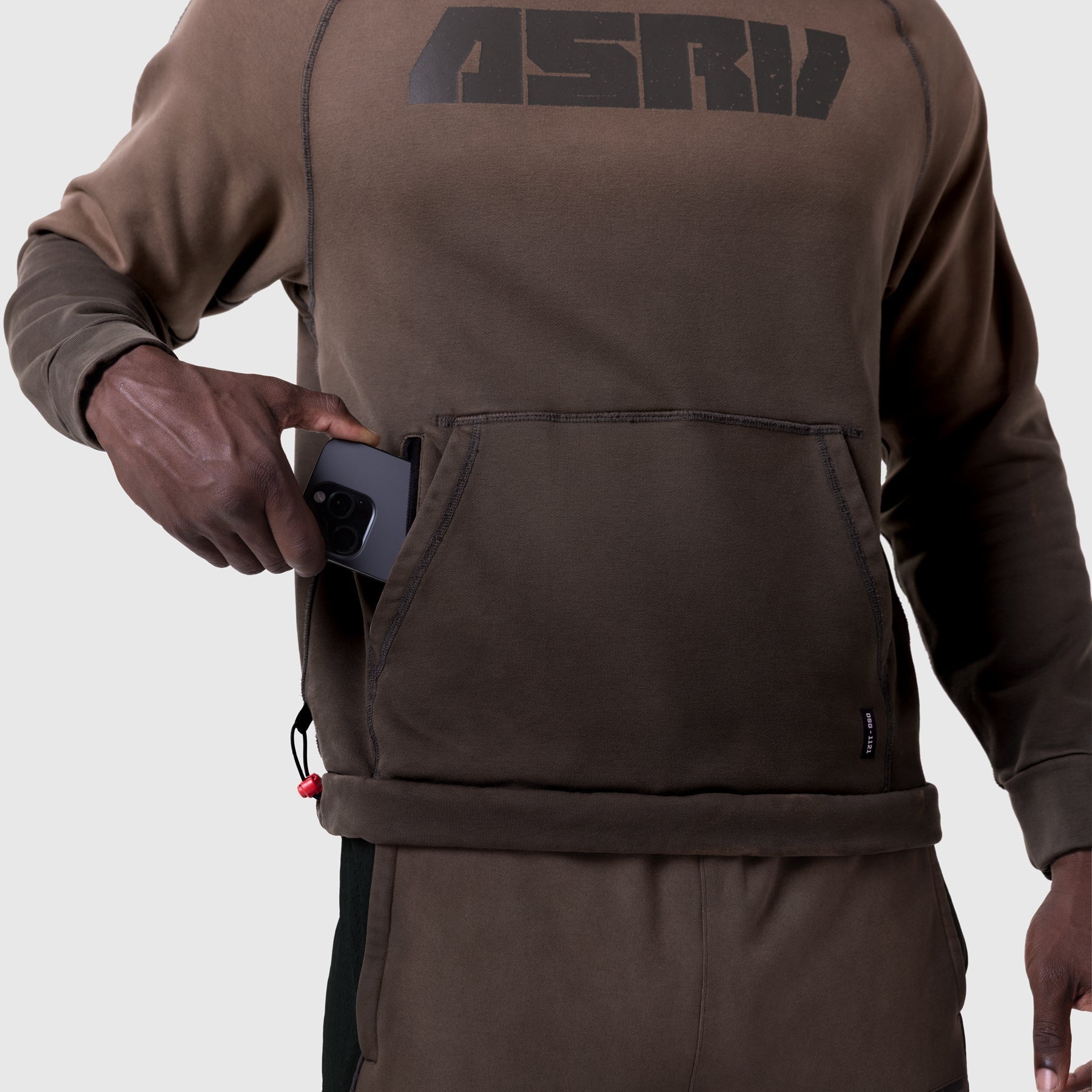 1121. Tech-Terry™ Training Hoodie Dark Earth Sun Fade "Blade" | ASRV near me
