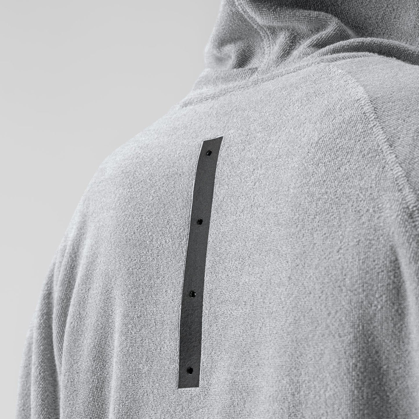 1054. Towel Terry Reversible Hoodie Heather Grey | ASRV sale