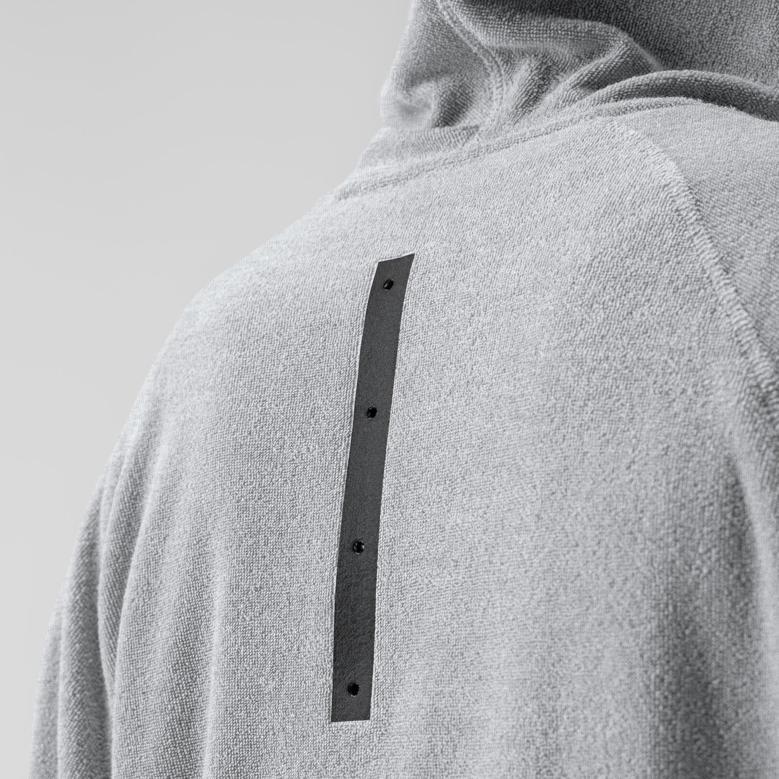 1054. Towel Terry Reversible Hoodie Heather Grey | ASRV sale