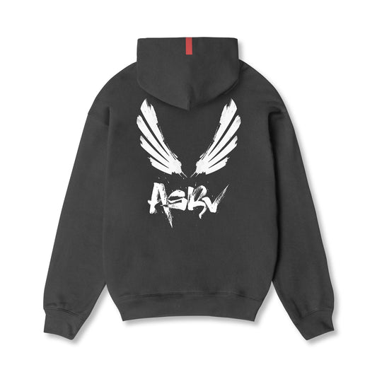 0874. Tech-Terry™ Zip Pocket Hoodie Space Grey/White "Brush Wings/AS | ASRV discount