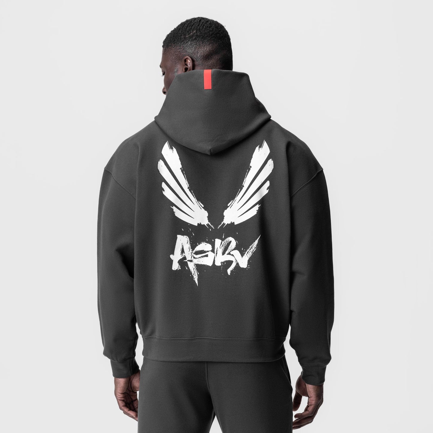 0874. Tech-Terry™ Zip Pocket Hoodie Space Grey/White "Brush Wings/AS | ASRV discount