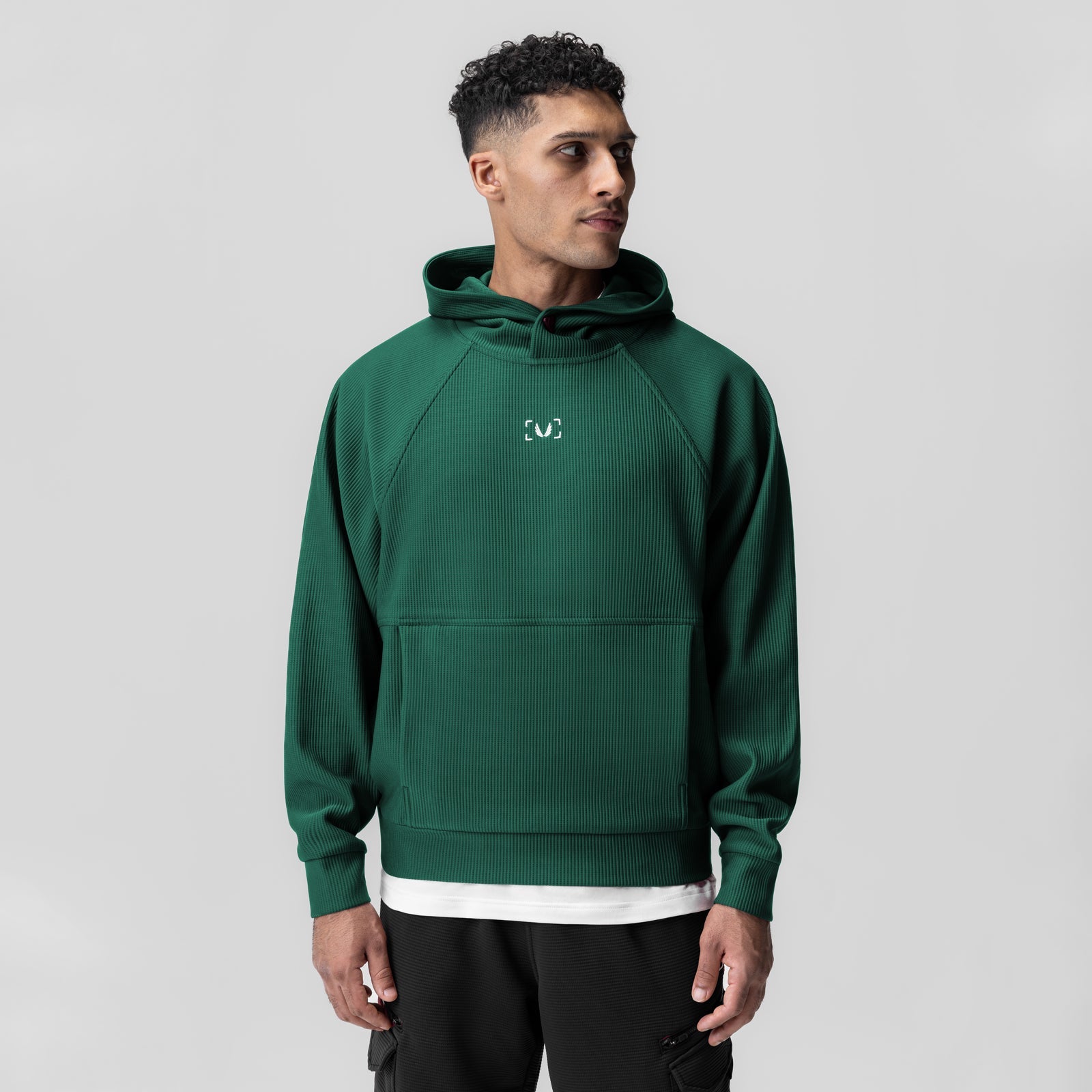 1019. Deltapeak® Oversized Hoodie Forest Green | ASRV Online
