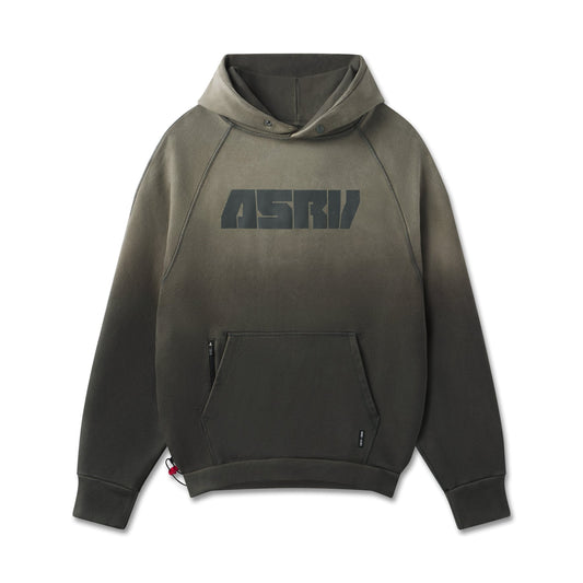 1121. Tech-Terry™ Training Hoodie Olive Sun Fade "Blade" | ASRV US
