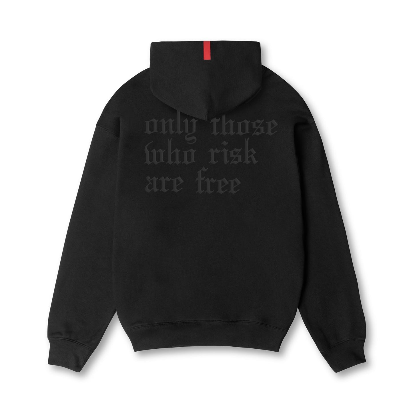0874. Tech-Terry™ Zip Pocket Hoodie Black/Black "OTWR" | ASRV for sale