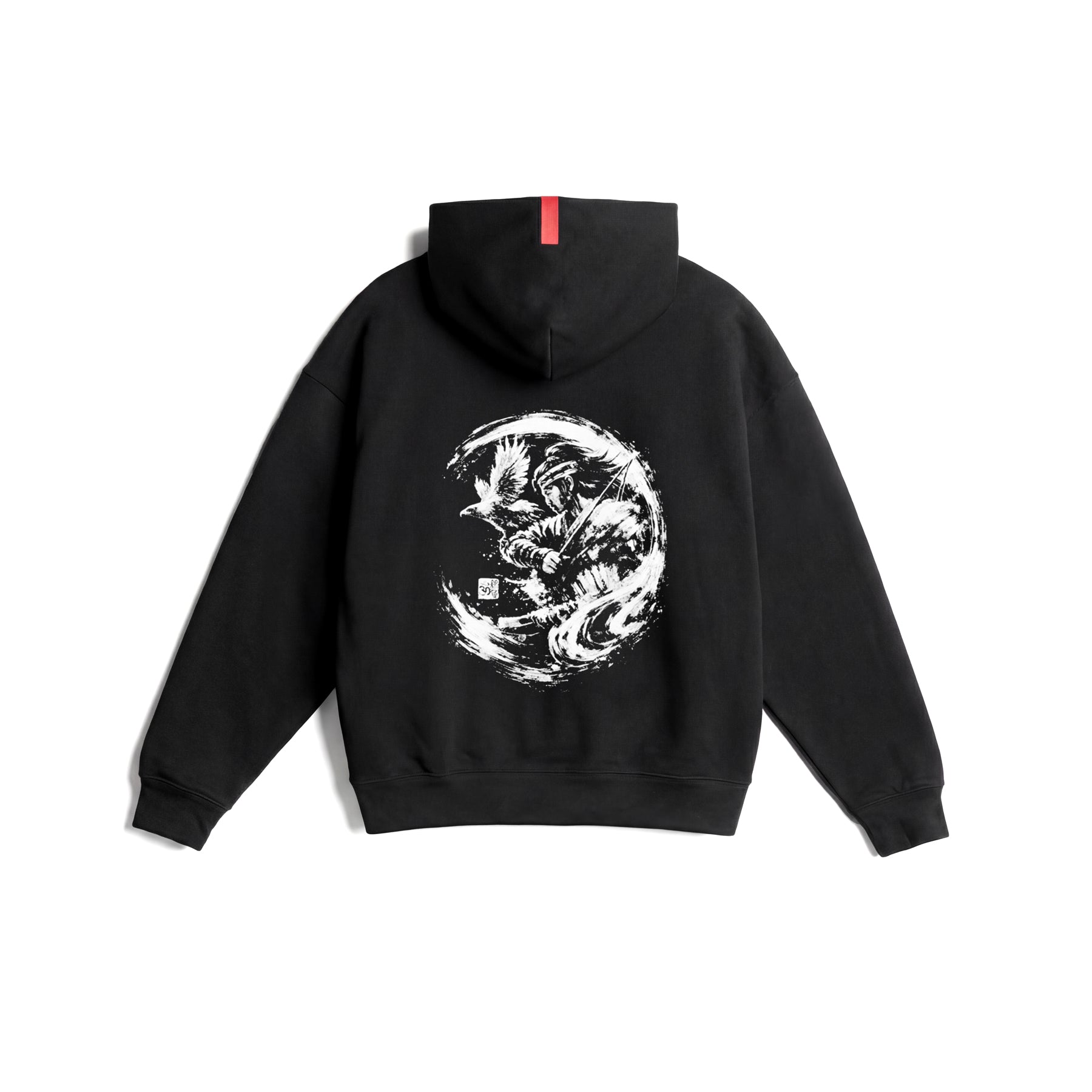 0874. Tech-Terry™ Zip Hoodie Black "Warrior" | ASRV near me