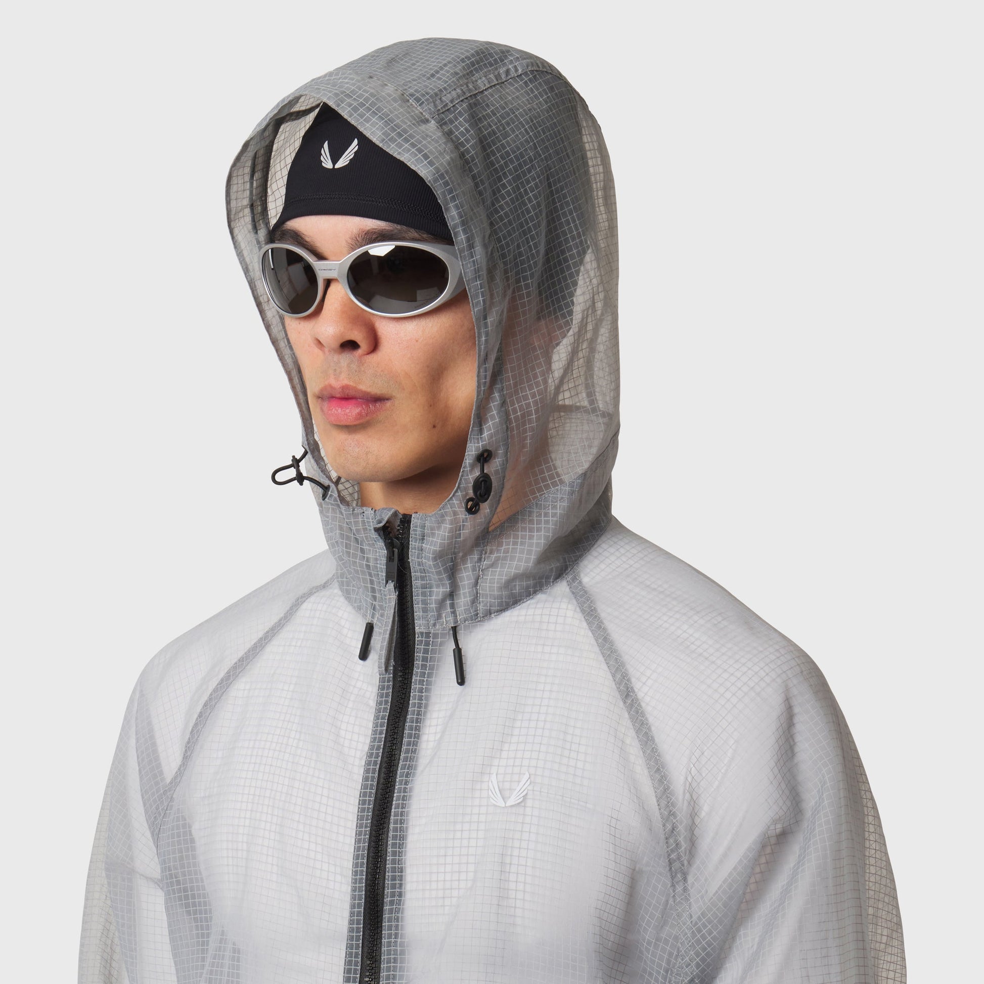 1162. Weather-Ready Transparent Ripstop Shell Jacket Slate Grey | ASRV Online
