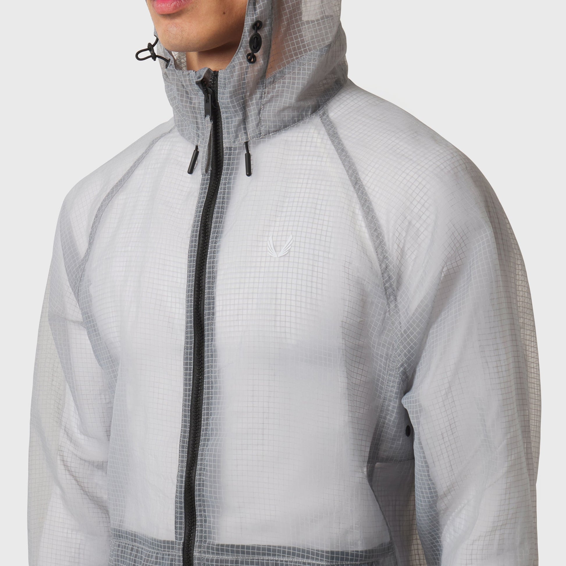 1162. Weather-Ready Transparent Ripstop Shell Jacket Slate Grey | ASRV Online