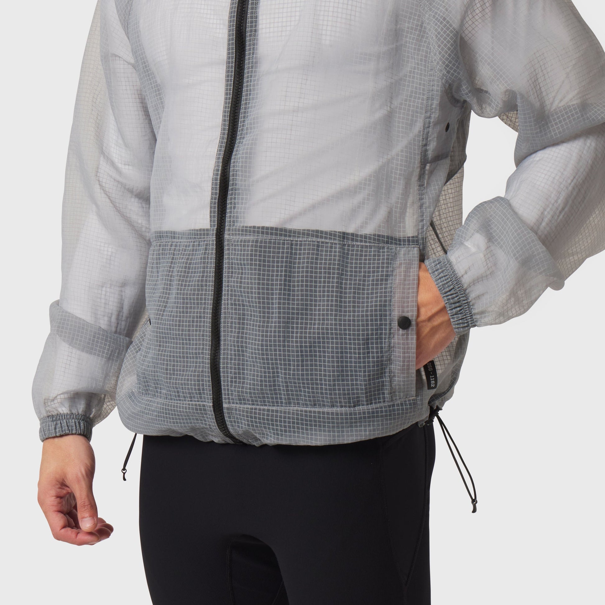 1162. Weather-Ready Transparent Ripstop Shell Jacket Slate Grey | ASRV Online
