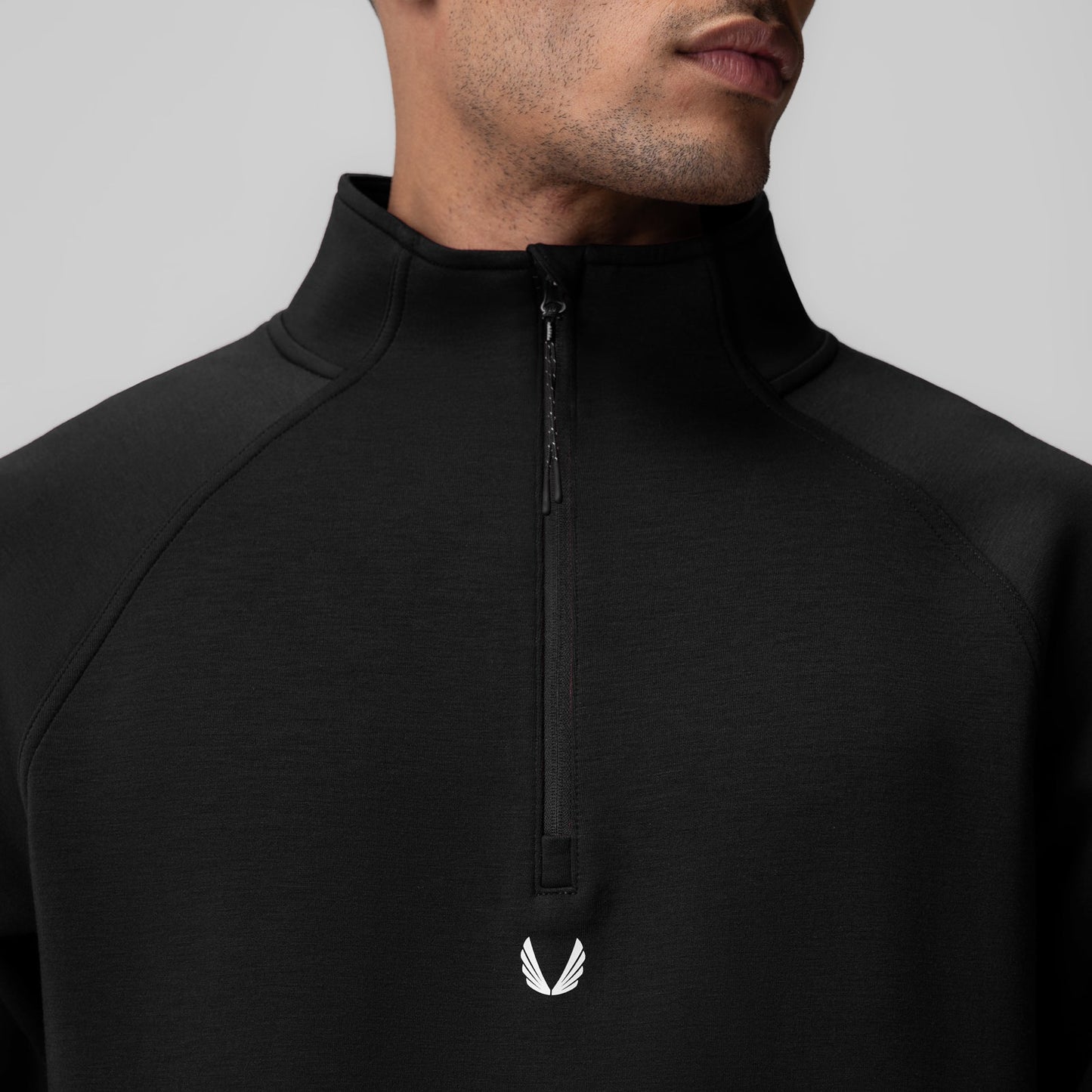 1021. Dri-Core™ Quarter Zip Black | ASRV US