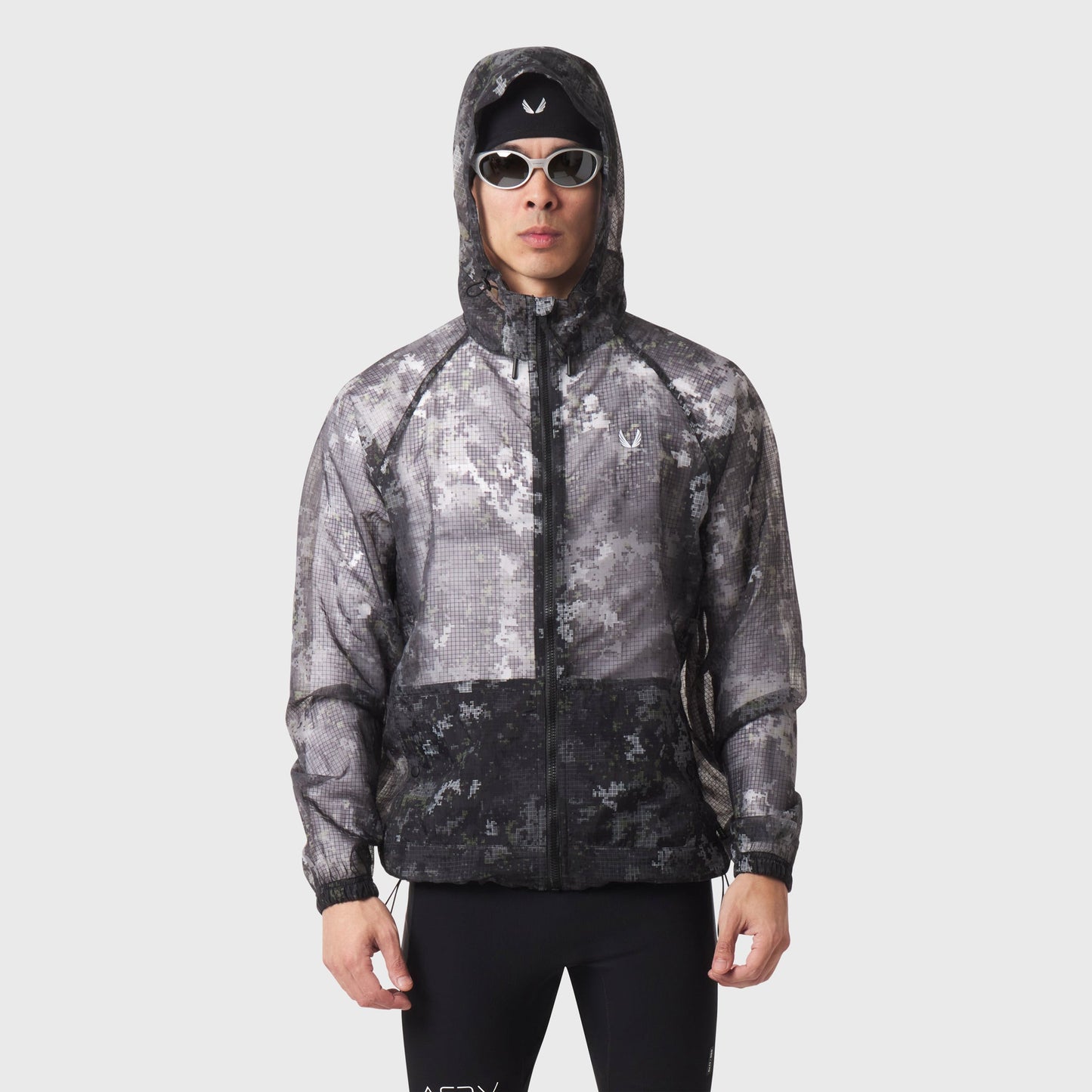 1162. Weather-Ready Transparent Ripstop Shell Jacket Pixel Camo | ASRV sale