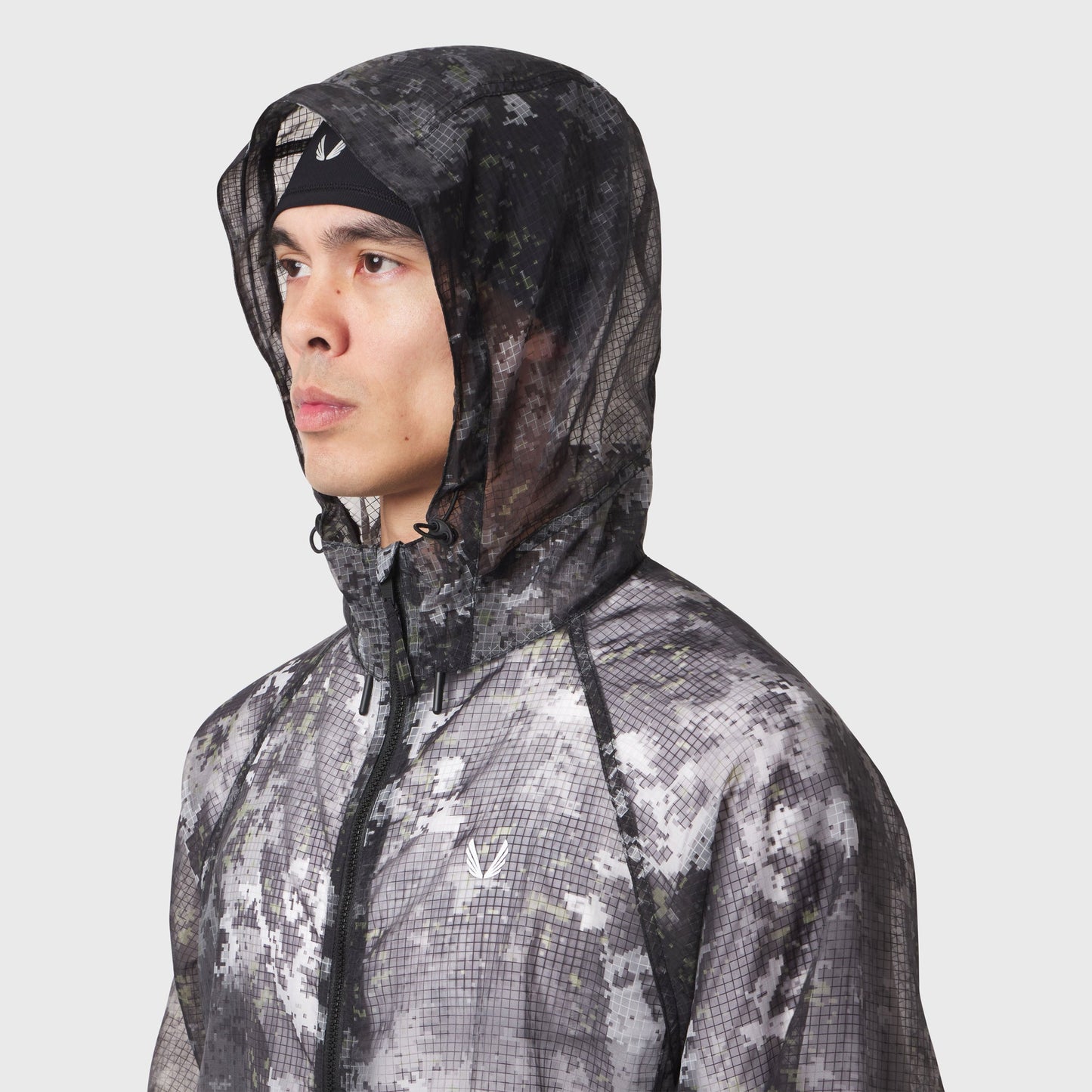 1162. Weather-Ready Transparent Ripstop Shell Jacket Pixel Camo | ASRV sale