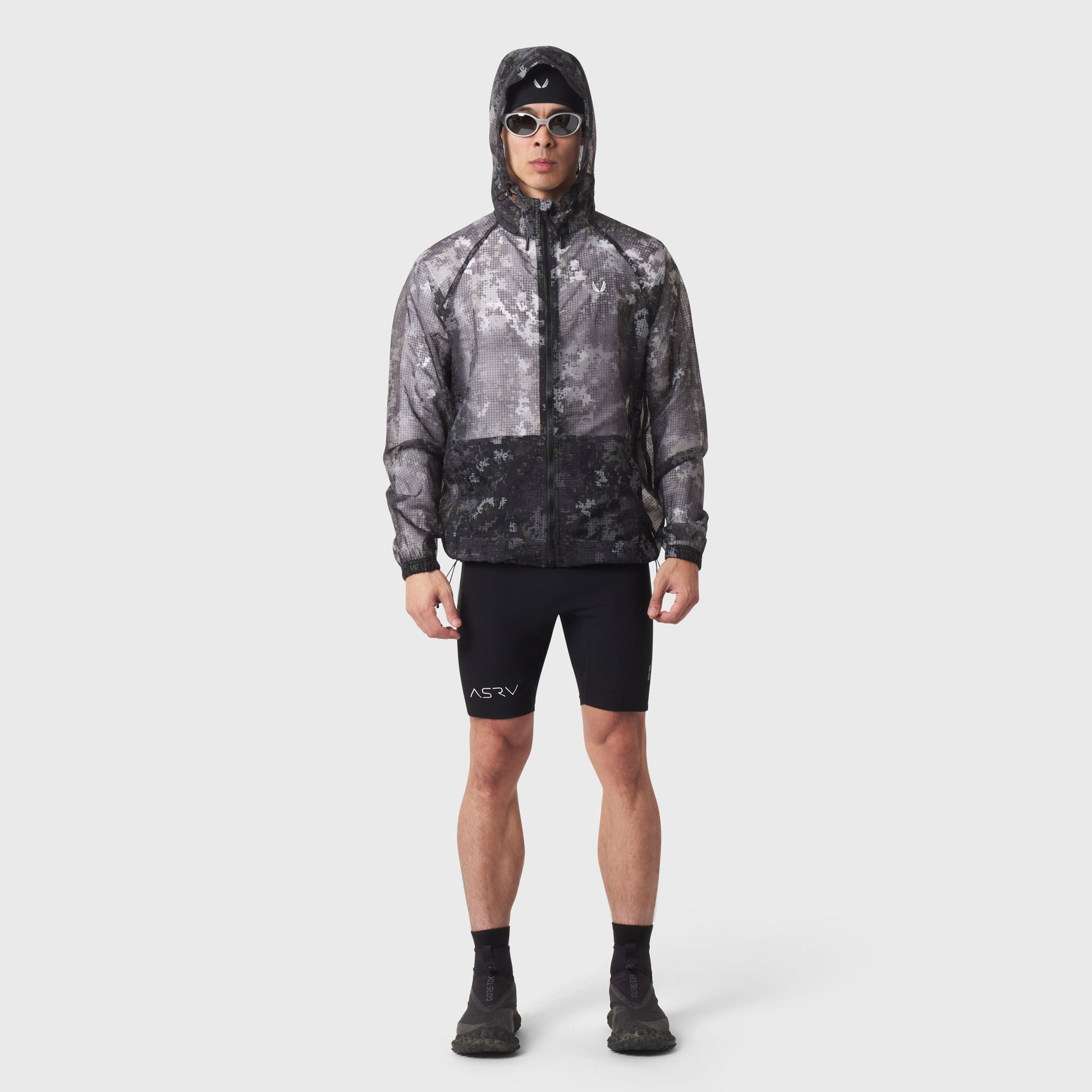1162. Weather-Ready Transparent Ripstop Shell Jacket Pixel Camo | ASRV sale