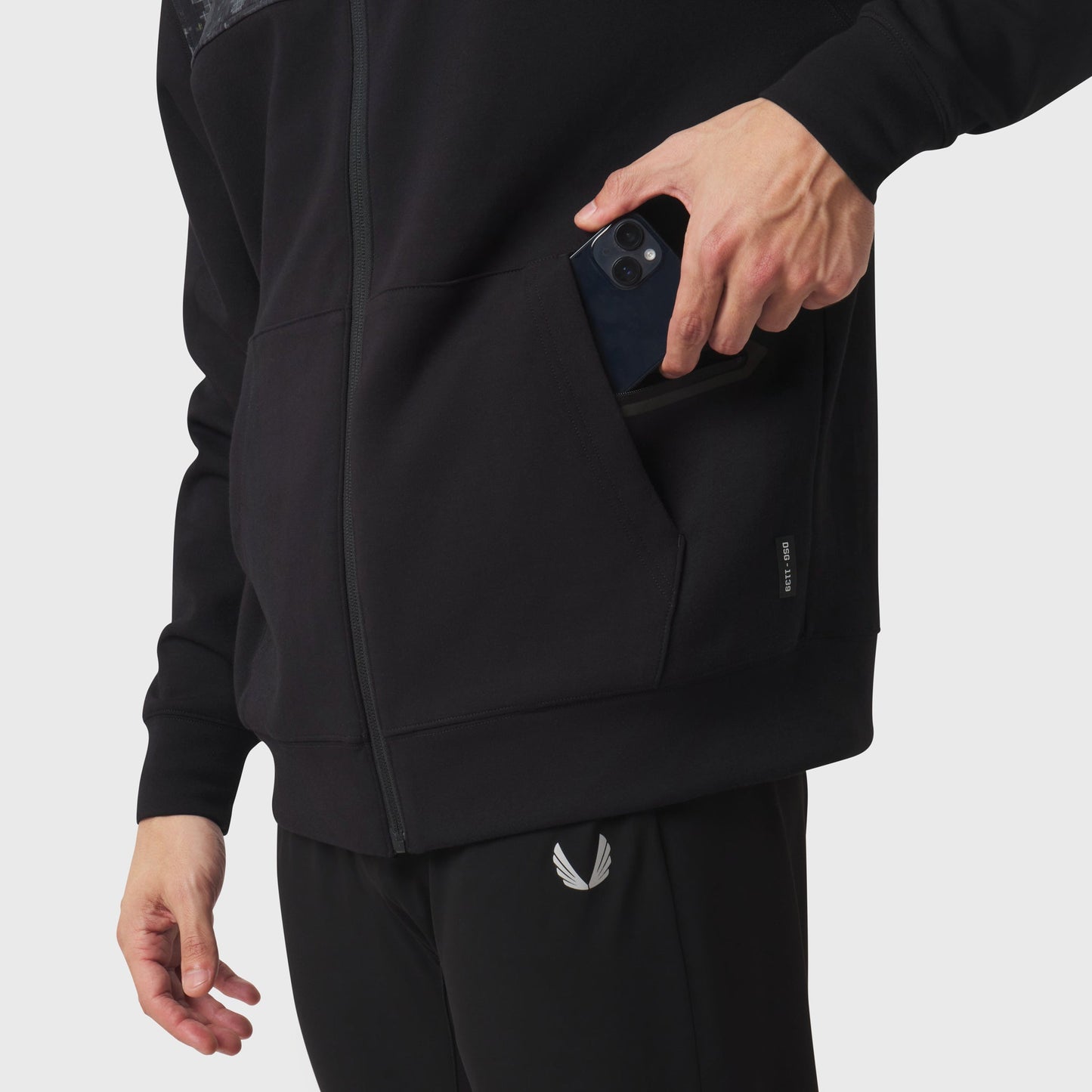 1139. Dri-Core™ Sidelock Full Zip Black | ASRV on sale