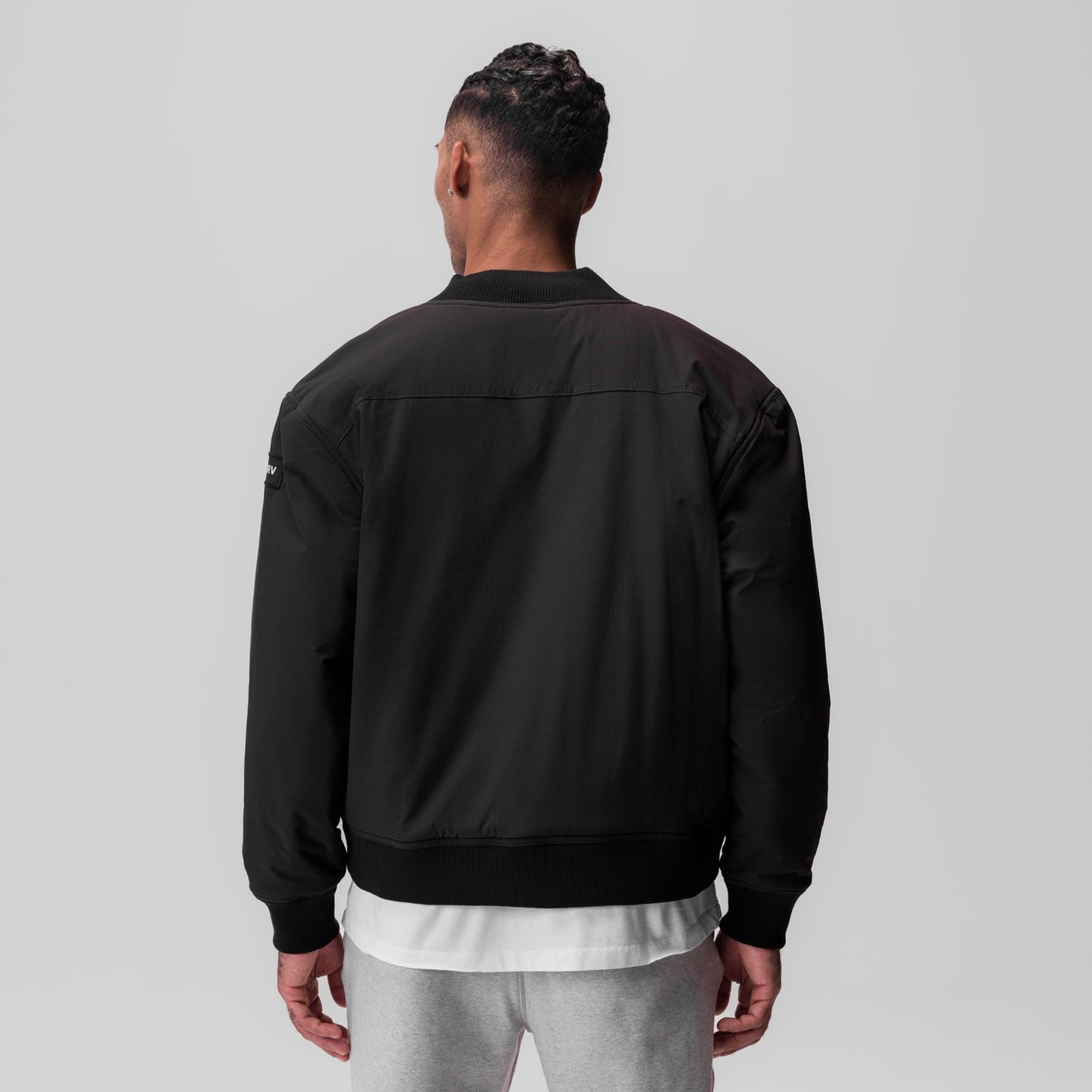 0858. Ripstop Insulated Bomber Jacket Black | ASRV discount