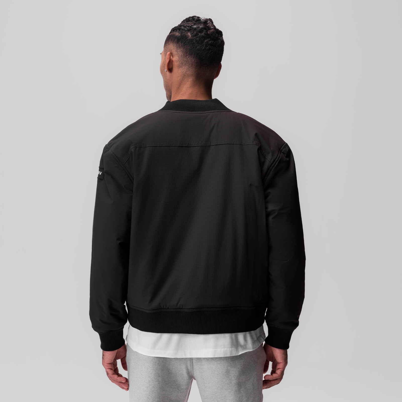 0858. Ripstop Insulated Bomber Jacket Black | ASRV discount